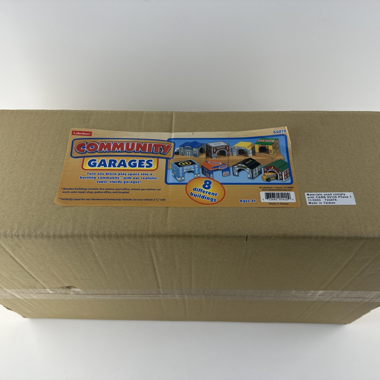 Lakeshore Learning Community Garage- Set of 8- school, police, post office, bank