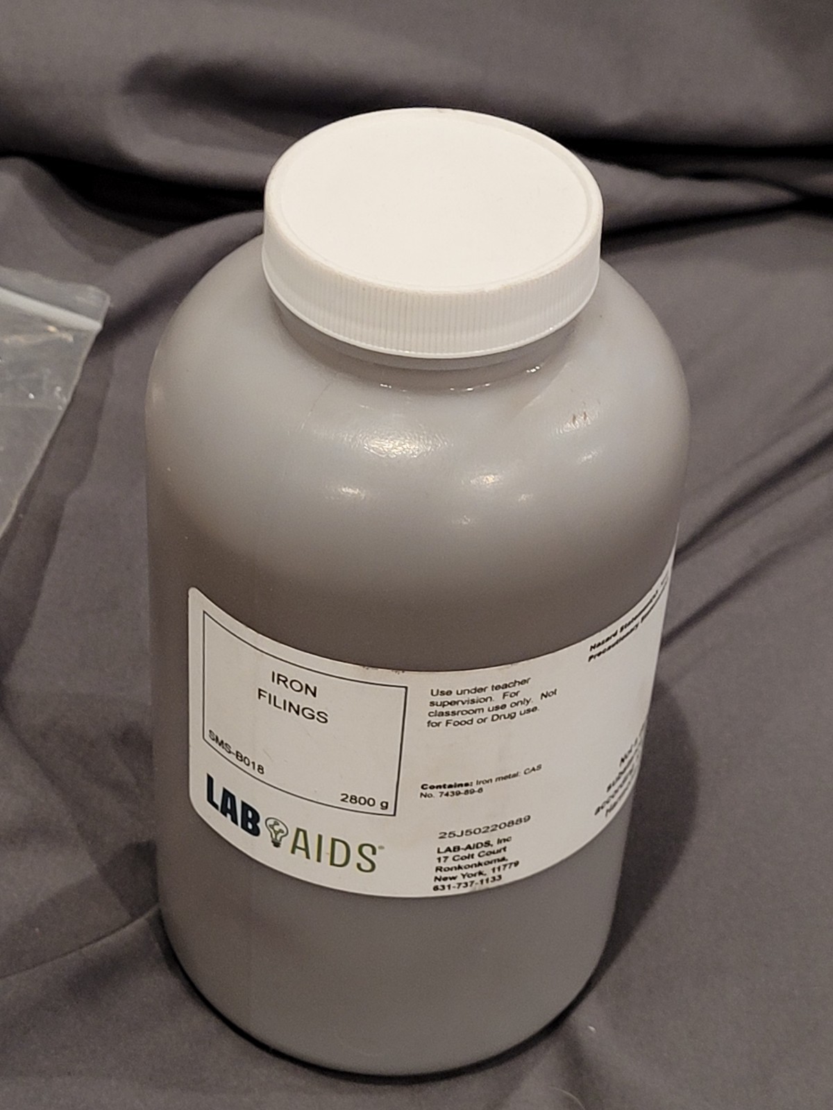 Lab Aids Iron Filings, 2800g Iron Shavings SMS-B018