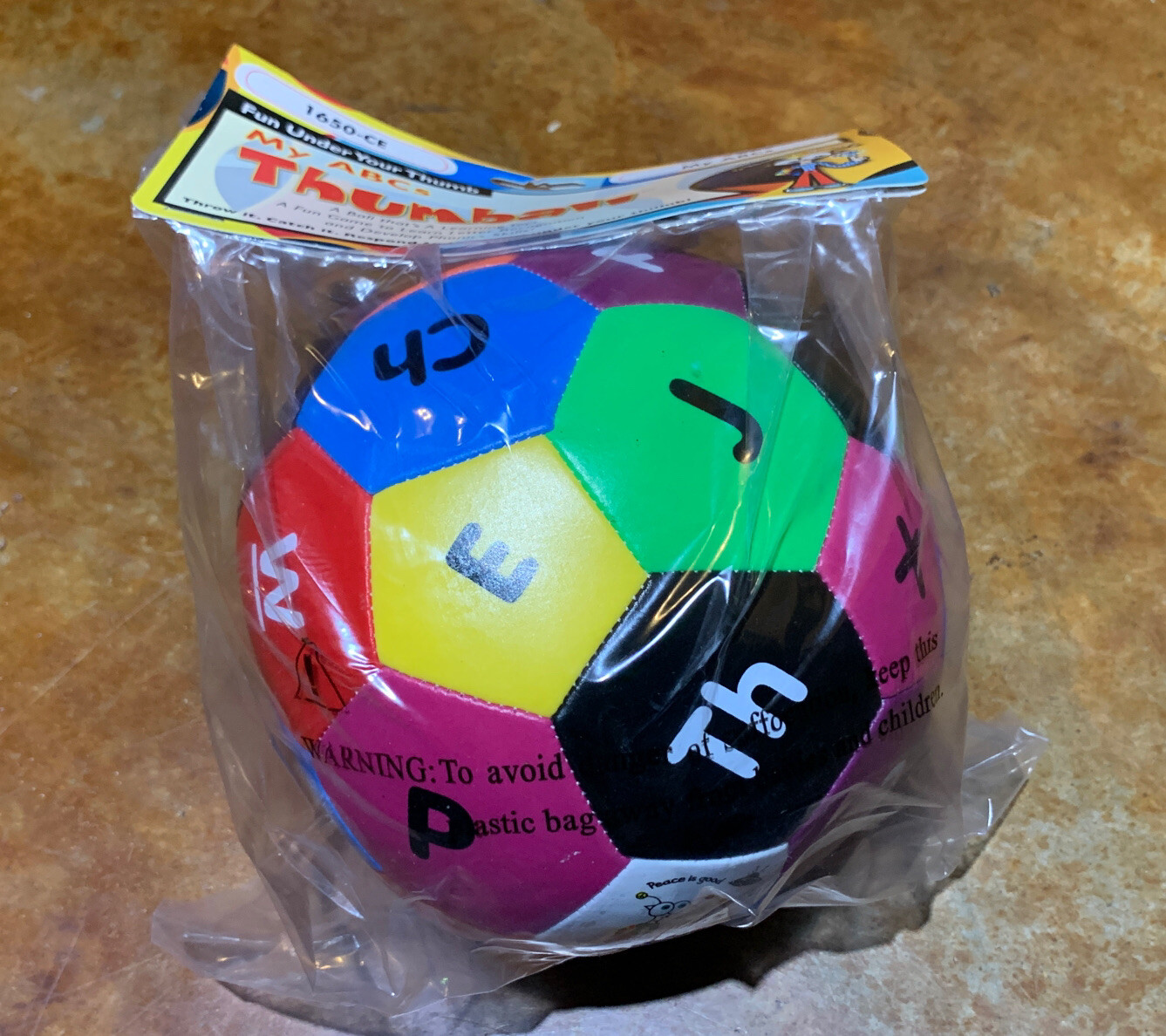 Thumball 1650-CE ABC’s 6″ Educational Toy Ages 3+