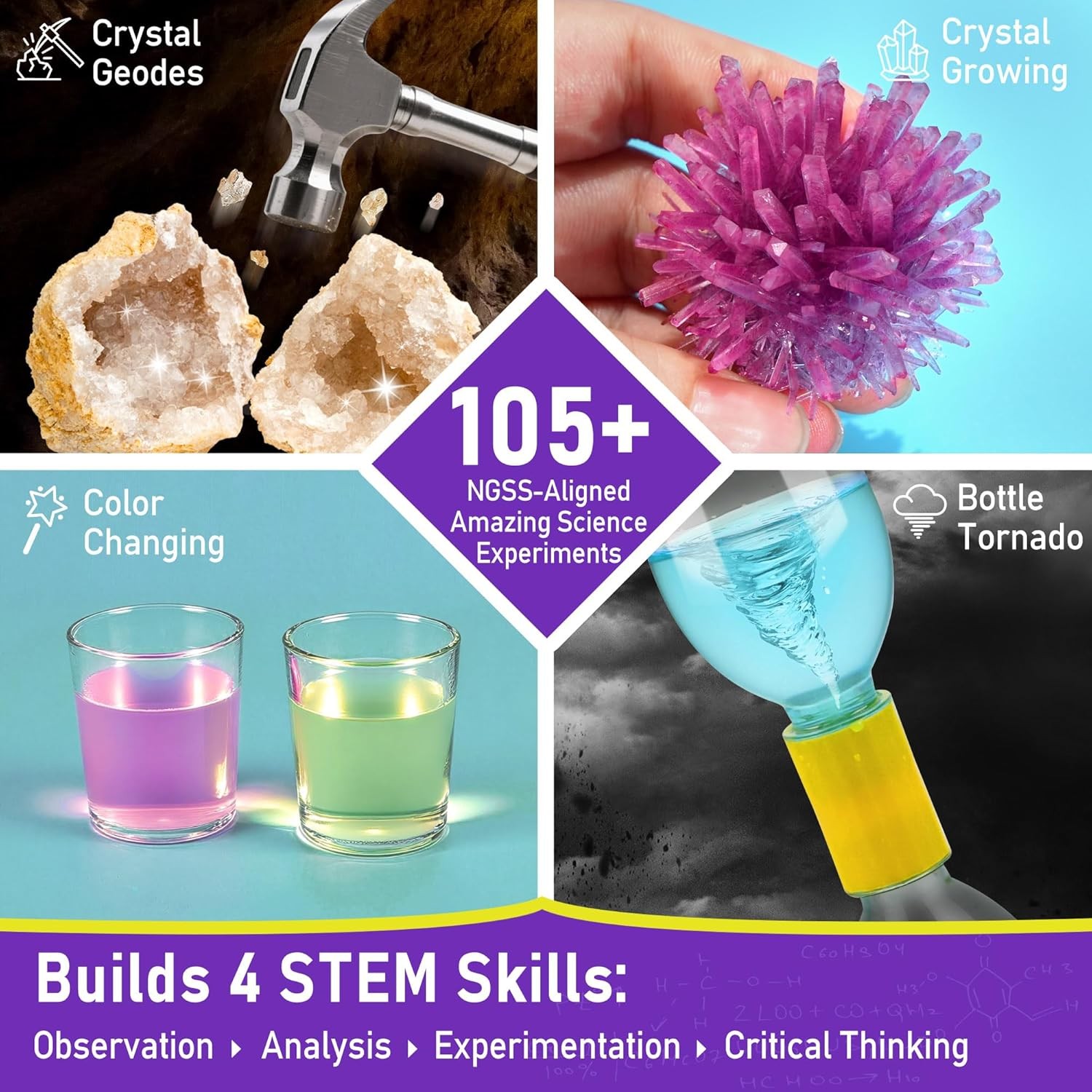 Science Kits for Kids 105 Experiments Educational Toy STEM Toys for Boys Girls