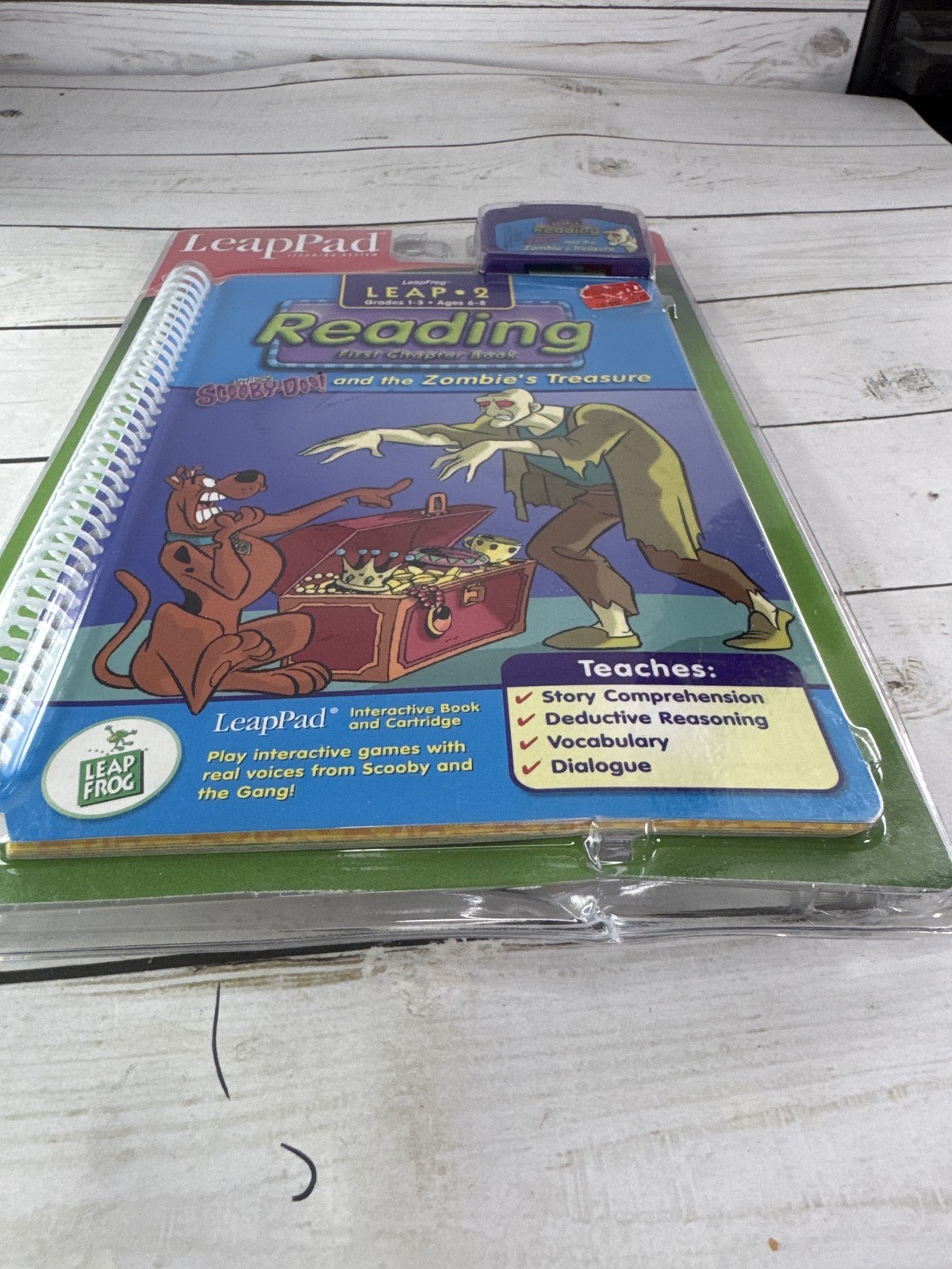 NEW LeapPad Leap 2 Reading Scooby-Doo and the Zombie’s Treasure Book & Cartridge