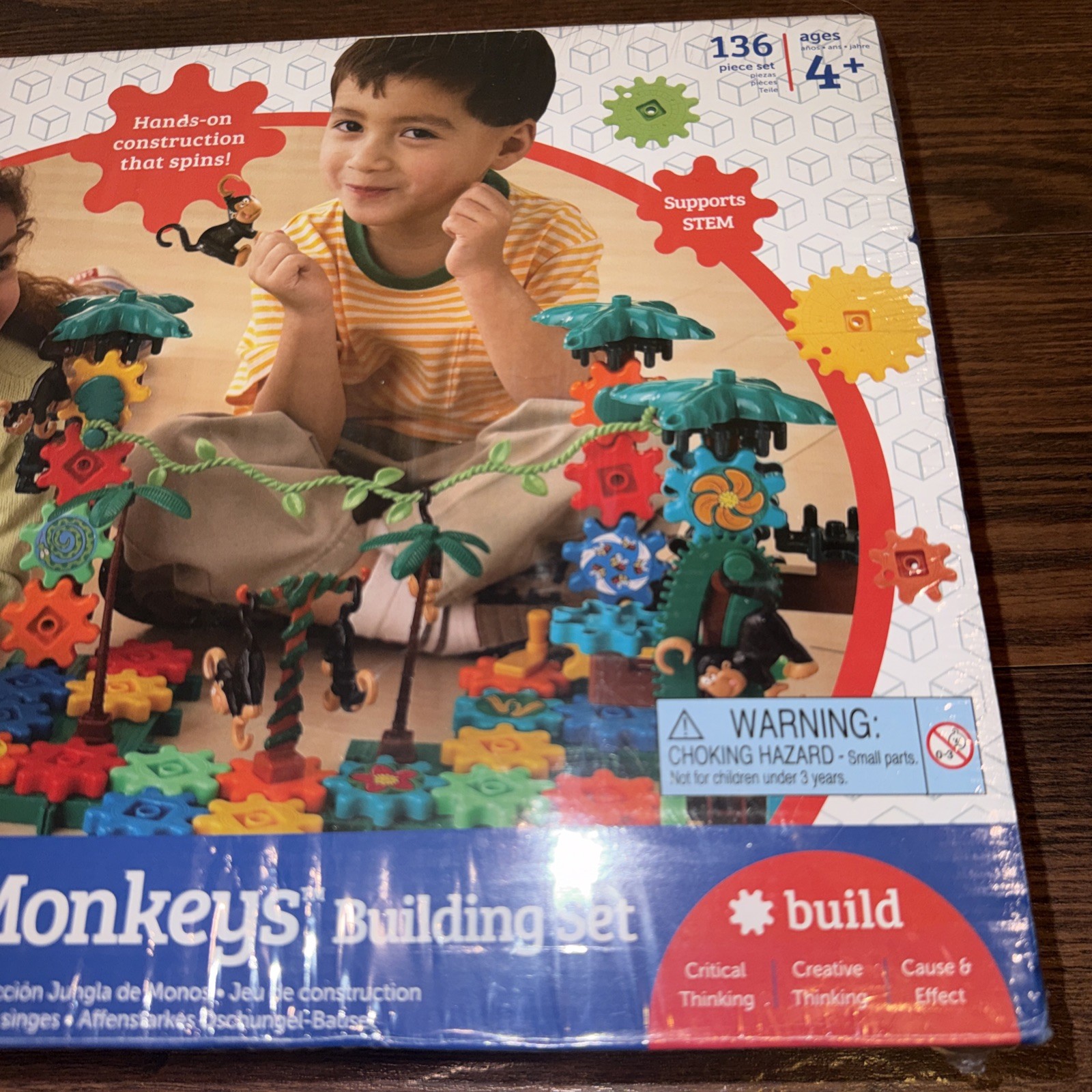 Learning Resources Gears! Gears! Gears! Movin Monkeys STEM Building Set Ages 4+