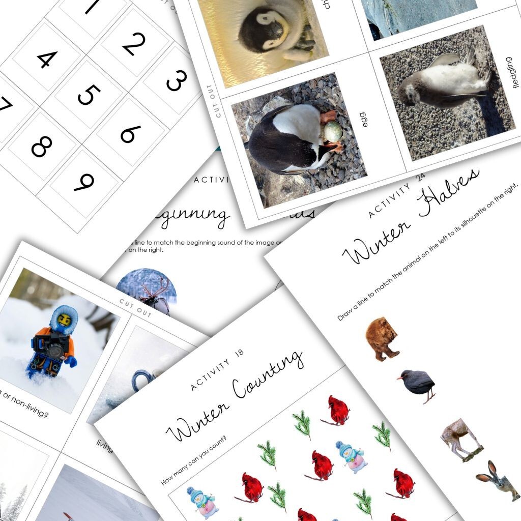 Winter Learning Worksheets | Fun & Educational Printable Activities (Ages 3–7)
