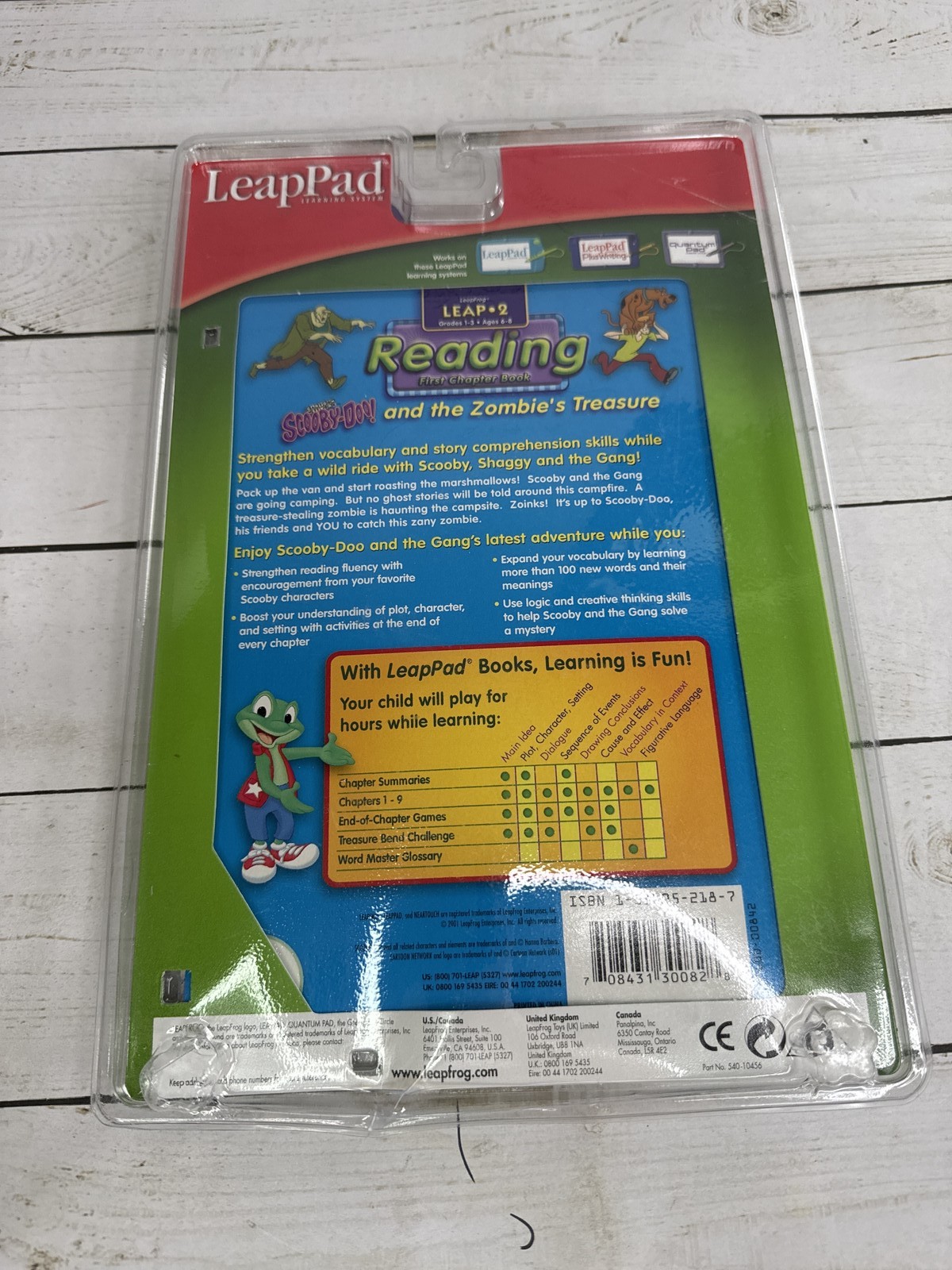NEW LeapPad Leap 2 Reading Scooby-Doo and the Zombie’s Treasure Book & Cartridge