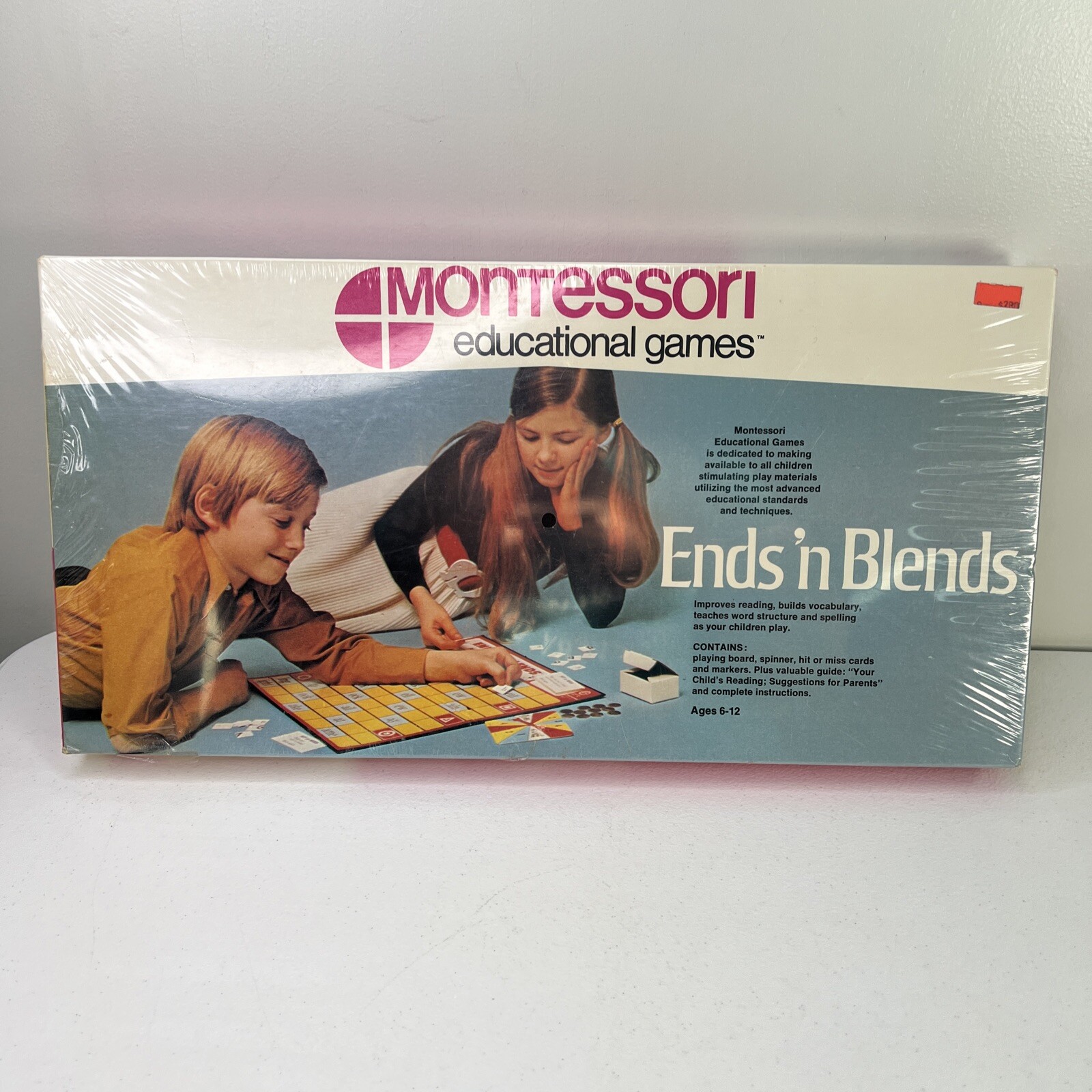 New! Ends ‘N Blends Montessori Educational Games Vintage Board Game 1968