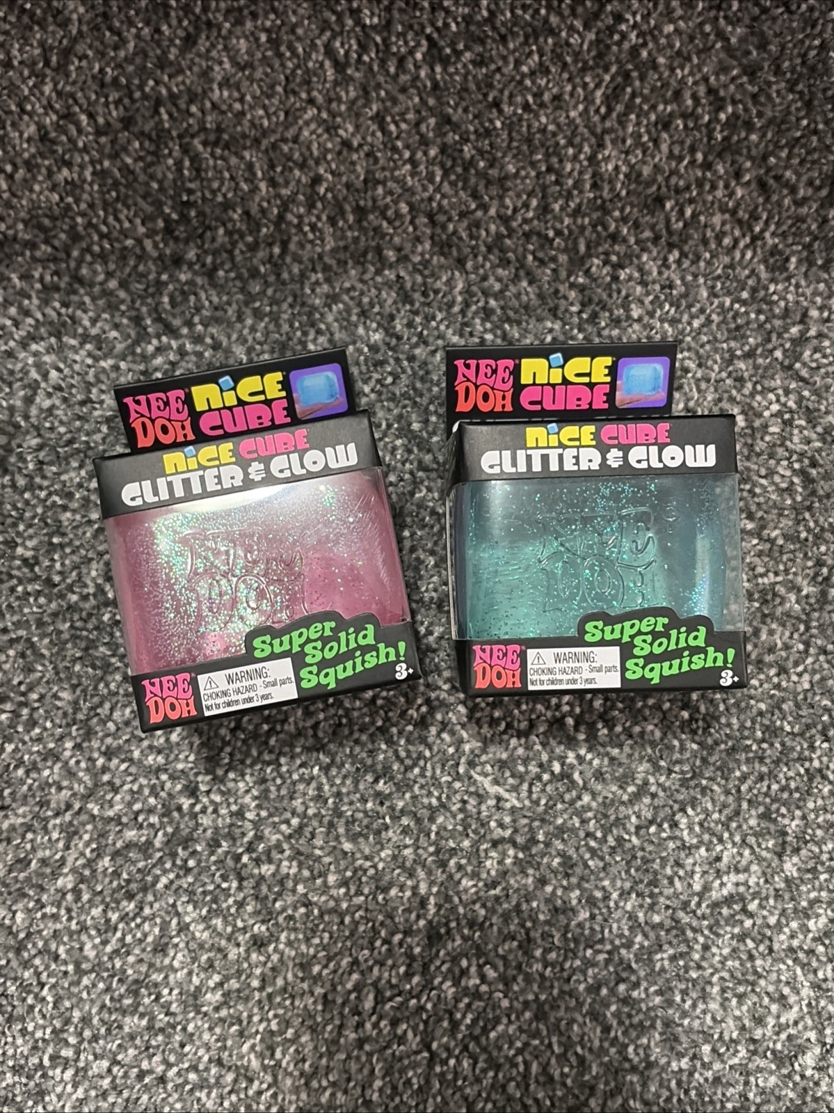 Glitter And Glow I’ve Cube Needohs Duo, Pink And Blue (MESSAGE BEFORE BUY)