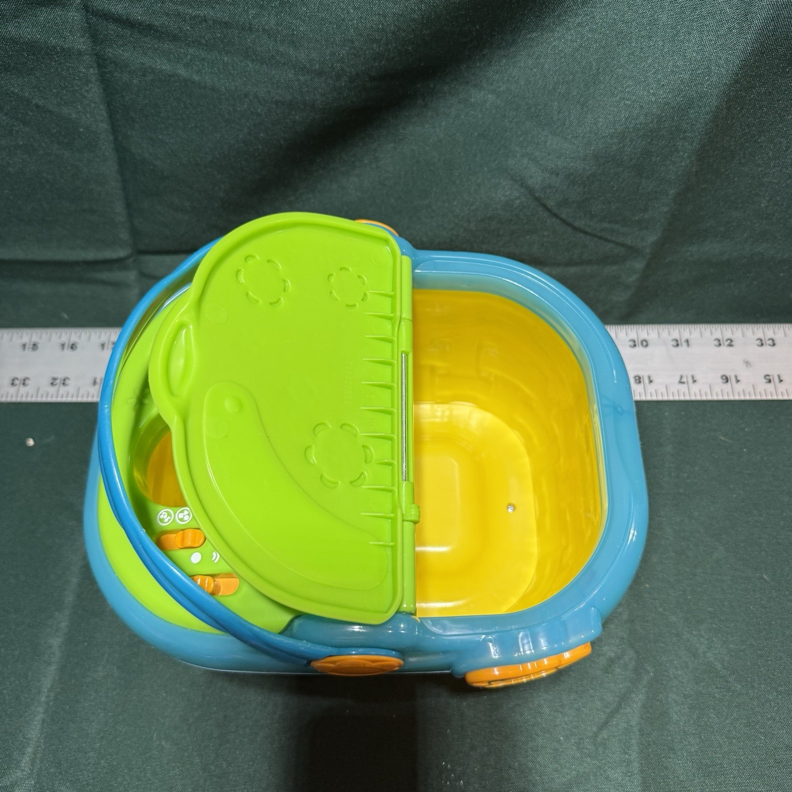LeapFrog Shapes and Sharing Picnic Basket Toy Tested/Works – Incomplete