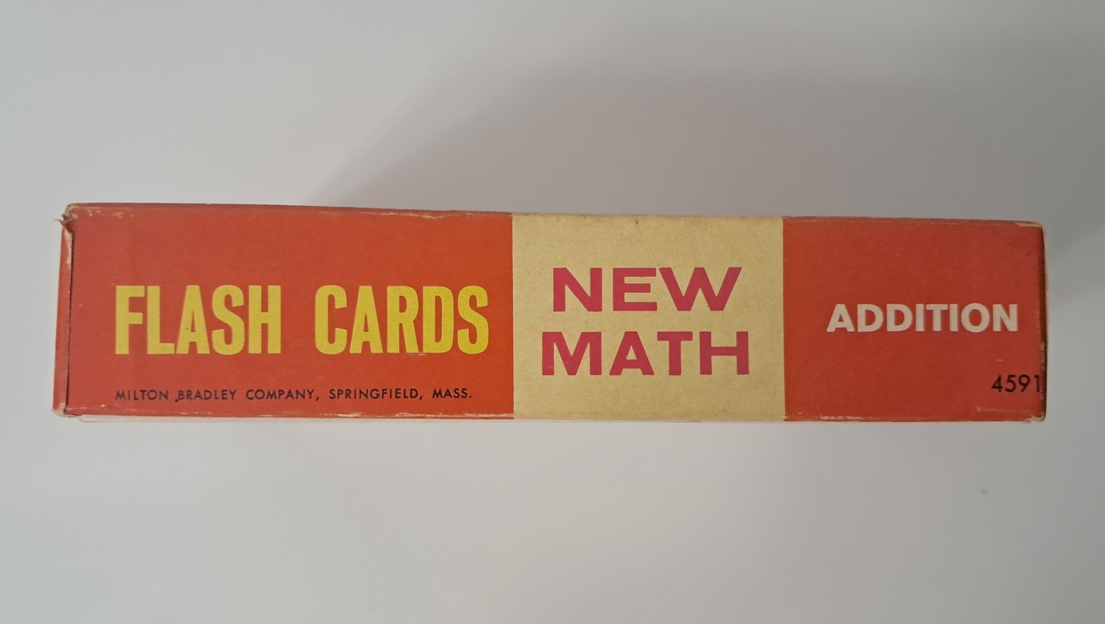 Vintage Milton Bradley New Math Flash Cards Addition Grades 3-6 USA 1965