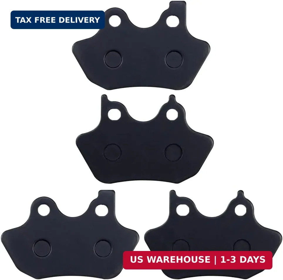 Cyleto Front & Rear Brake Pads for Harley Heritage Softail FLSTCI FLSTC Davidson