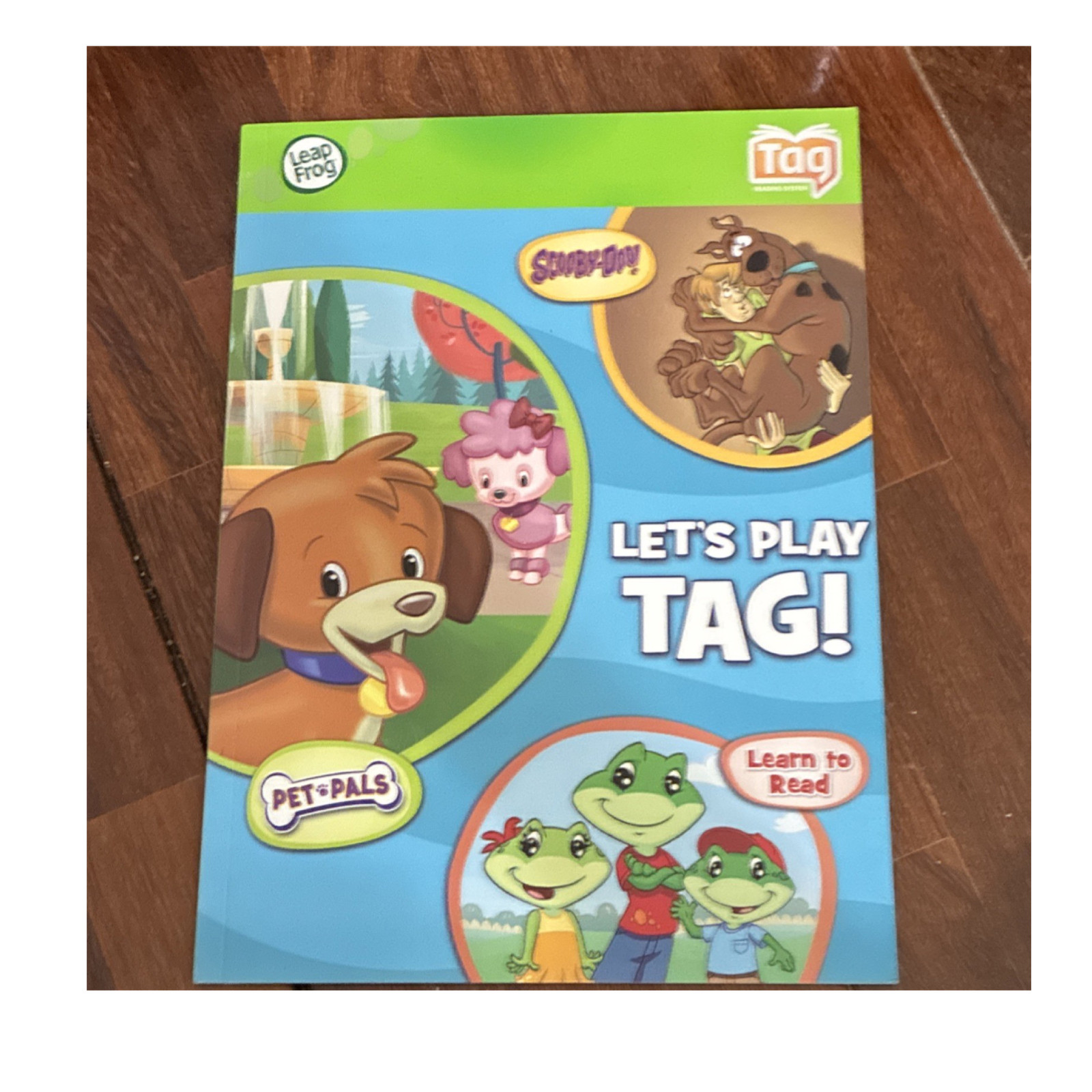 LeapFrog Tag Learn to Read Book Scooby-Doo Reading/Phonics Ages 4-7 2009
