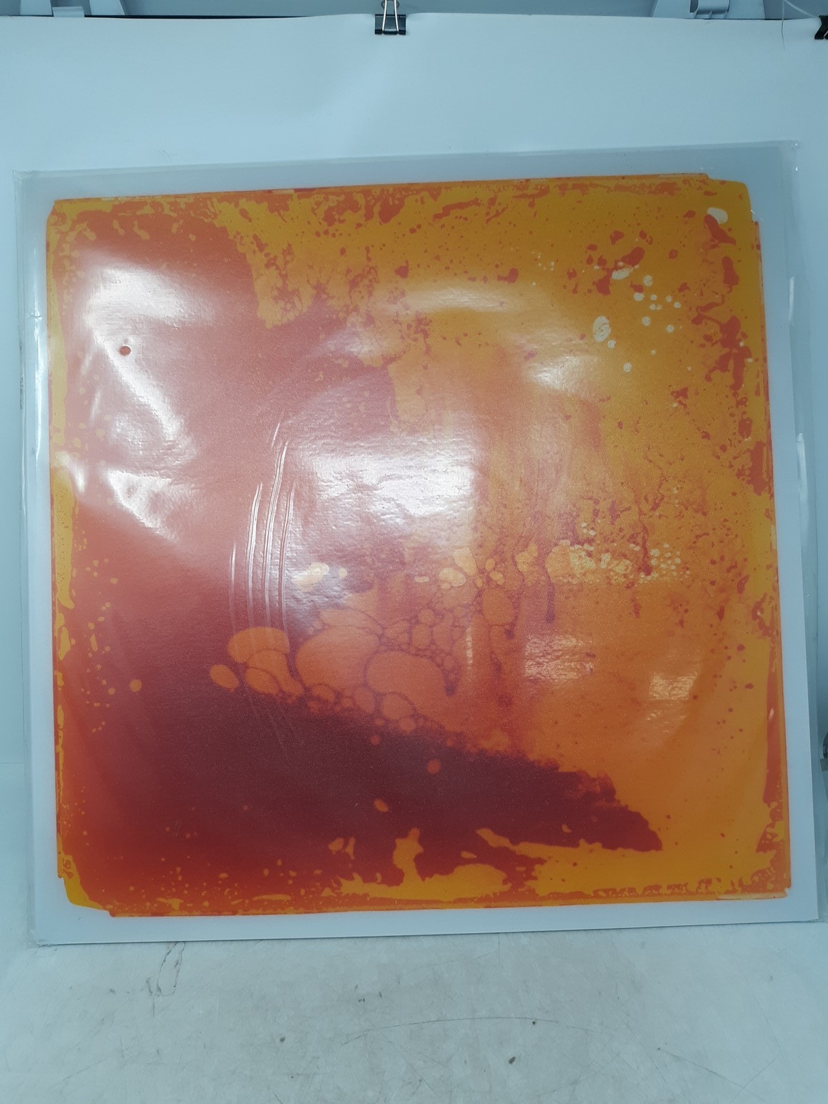 Abilitations Orange Sensory Tile 19.5″ Liquid Motion Educational Toy