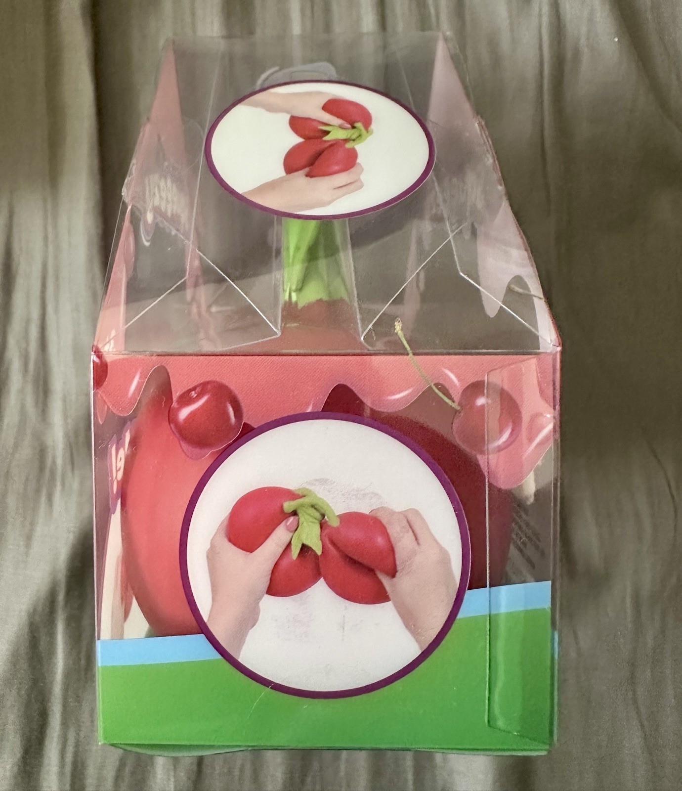 Squeeezy Squishy Sunny Days Toymendous Cherries JUMBO Squeeze Toy Rare Viral