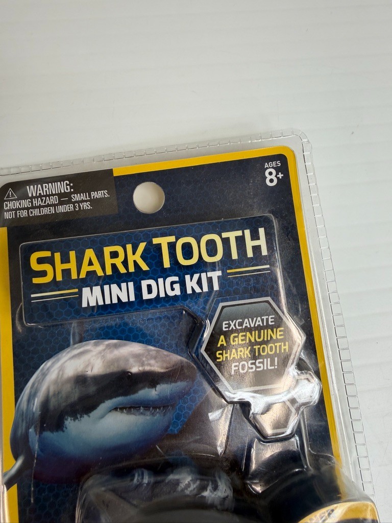 Shark Tooth Mini Dig Kit National Geographic Fossil Party Learn Stem Collect Ni