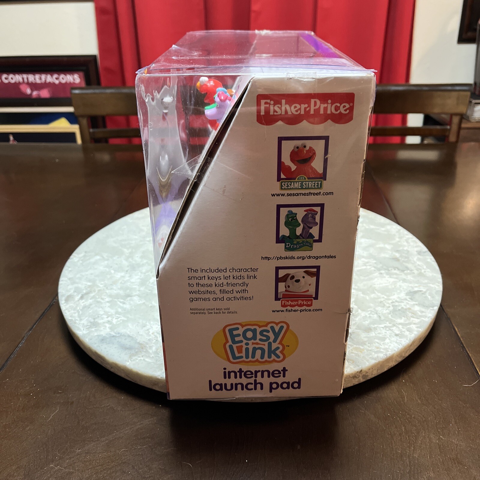 2007 Fisher-Price “EASY LINK” (INTERNET LAUNCH PAD) Elmo & Dragon Tales Computer