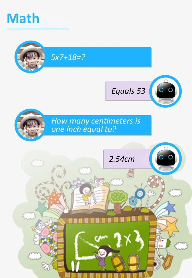 Tuya Smart AI Robot 61 Language Interactive Kids Learning Toy Voice Control Gift
