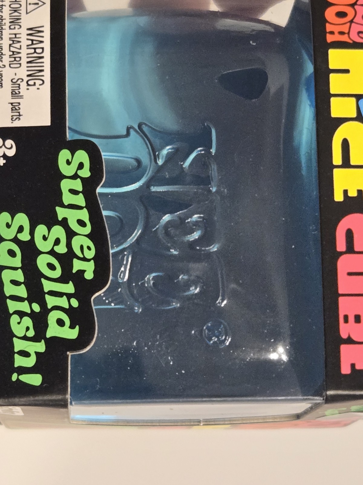 Nee Doh Nice Cube Blue Ice Super Solid Squish Authentic NEW