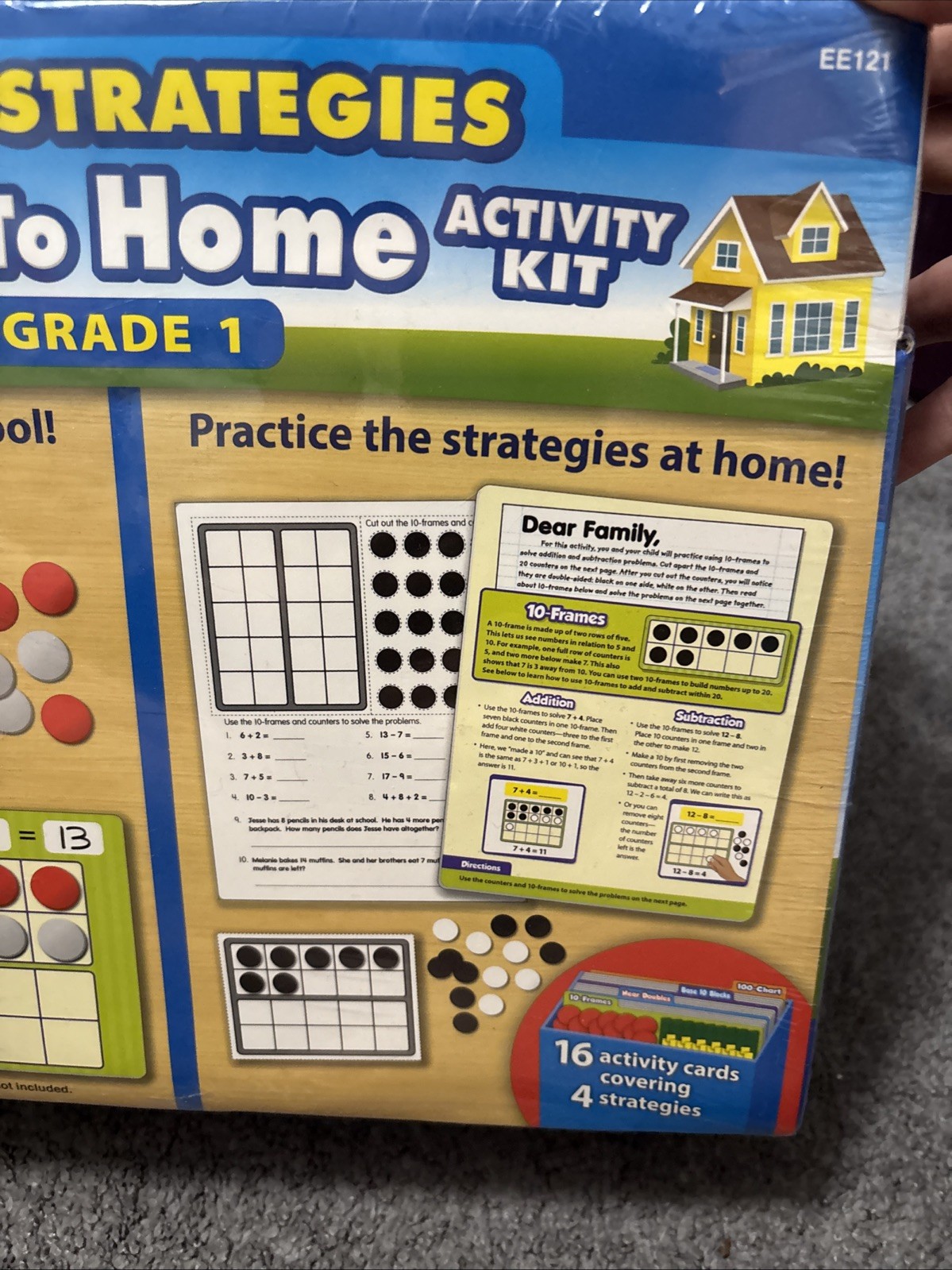 NEW Lakeshore Grade 1 School To Home Math Strategies Activity Kit