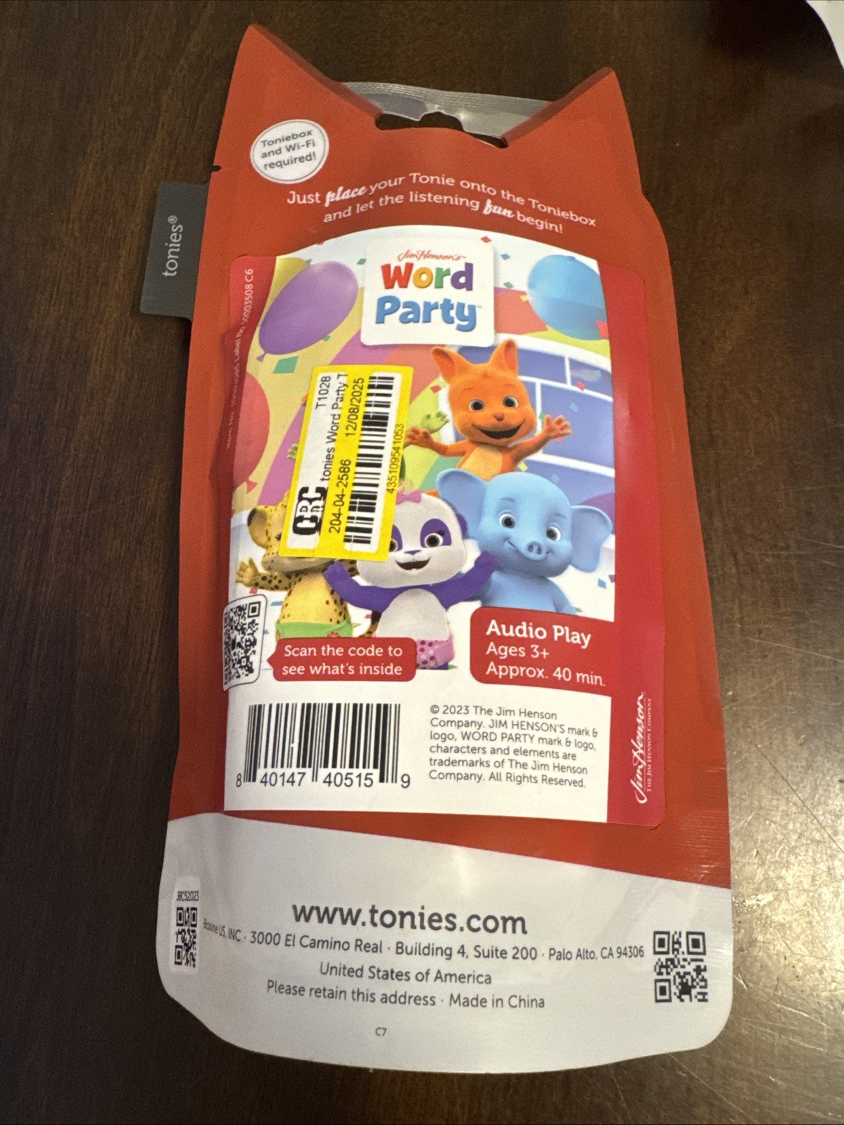 Tonies Word Party Tonie Figurine: Language Skills & Creativity Storybook