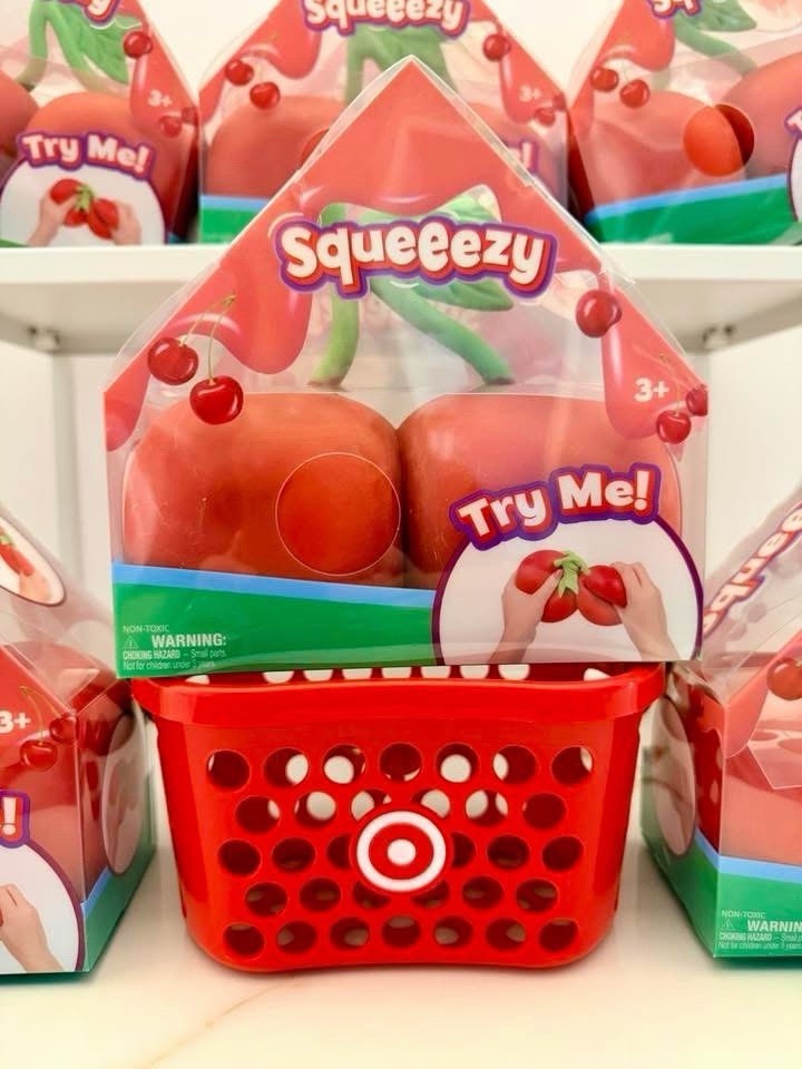 TikTok Viral Sunny Days Squeeezy Cherries Sensory Toy Stress Relief￼