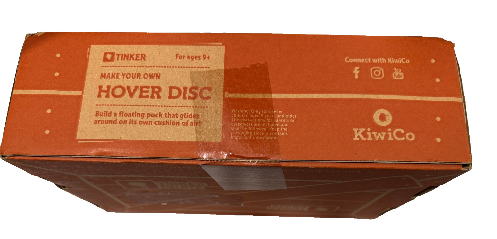 Tinker Crate KiwiCo Make Your Own Hover Disc Kit Ages 9+ New