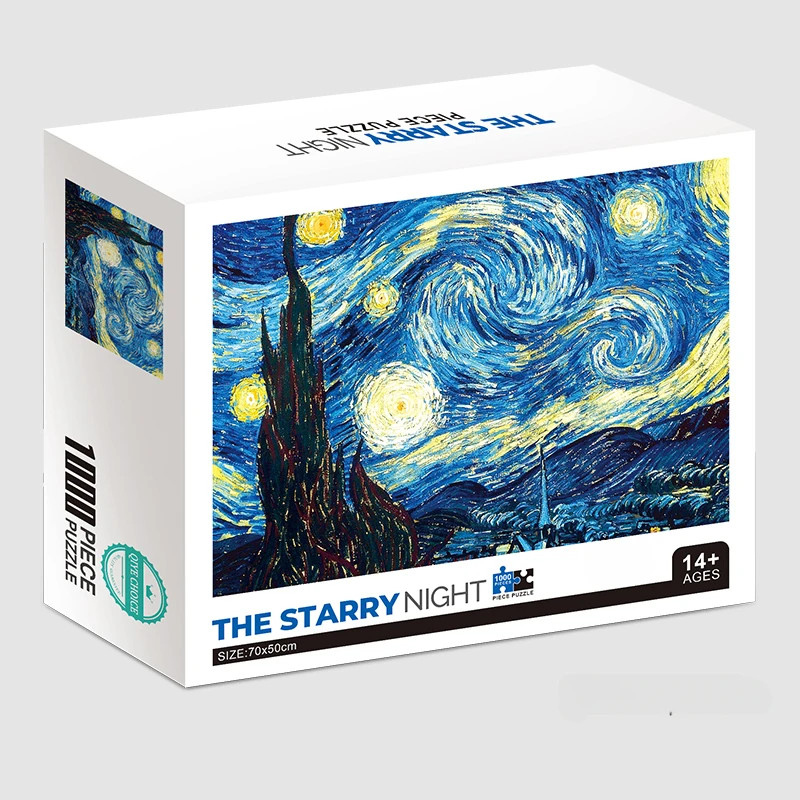 1000pcs World Famous Painting Puzzle – Stress Relief & Education