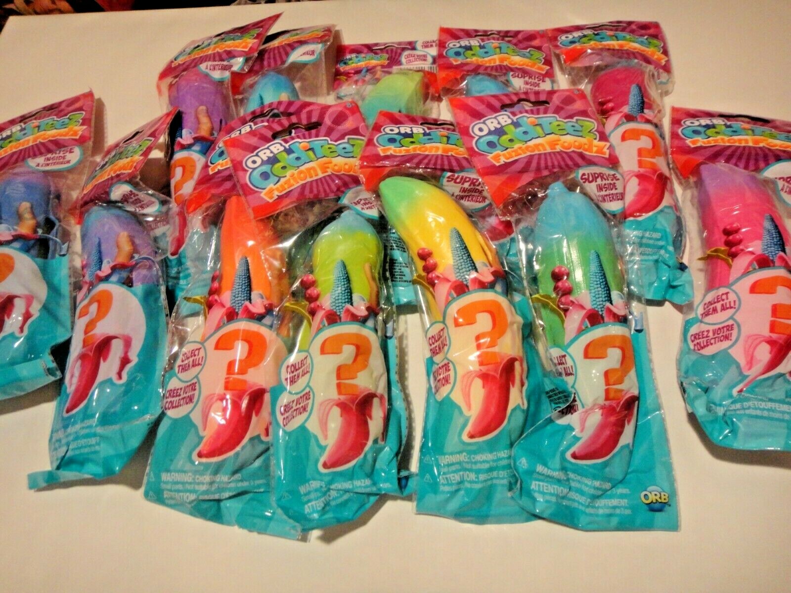 6 Pcs ORB Odditeez Fuzion Foodz Collect Them All Random Mix. color New US Seller