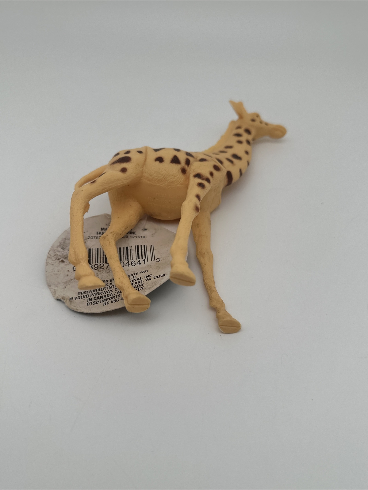 Giraffe Wild Safari Figure Plastic Animal Pretend Play Toys Greenbrier Toys….91