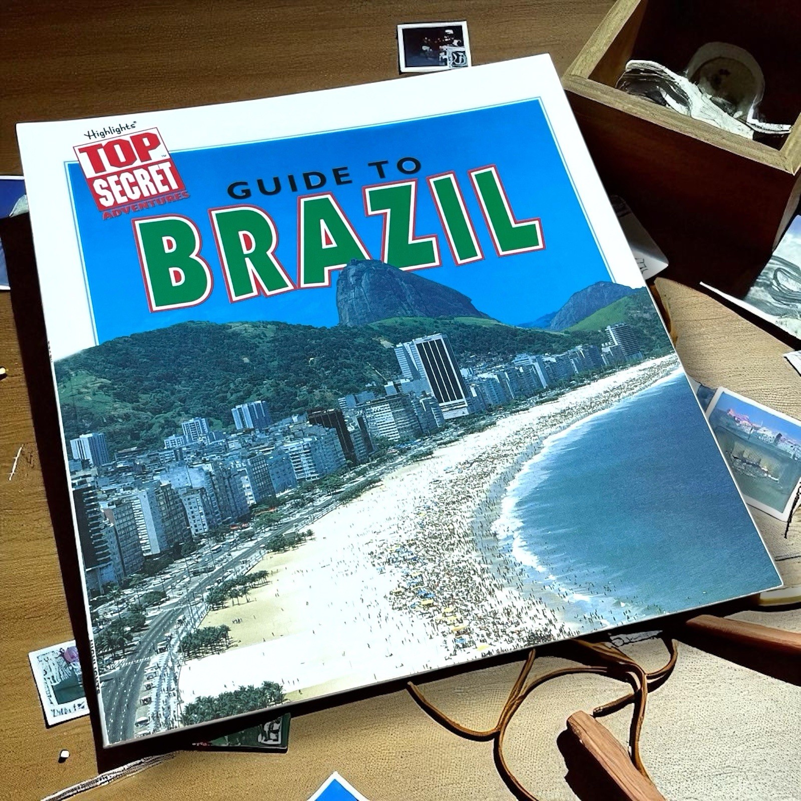 Highlights Top Secret Adventures Educational Activities Set 1990s Brazil Book