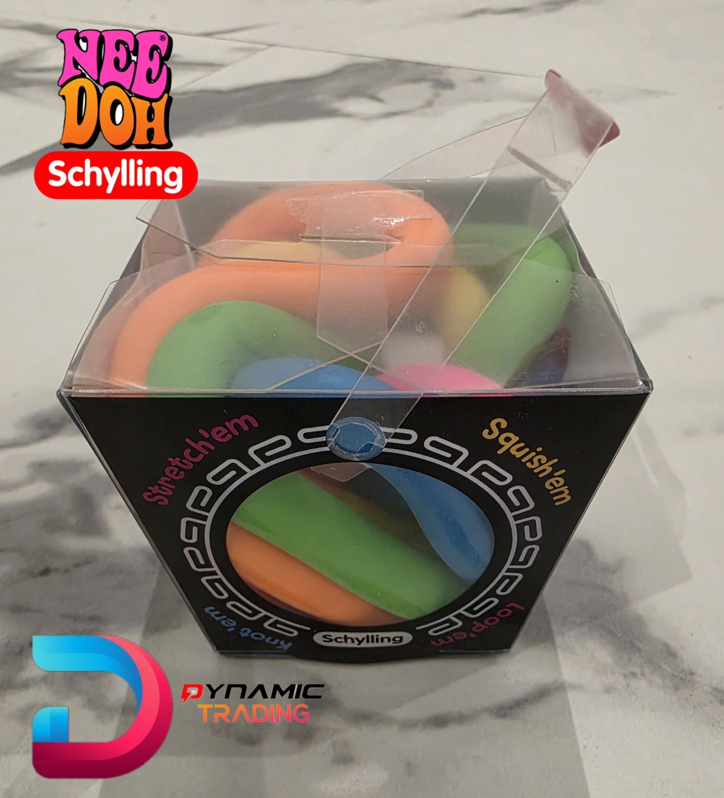 NeeDoh Noodlies Squishy Nee Doh 5 Stretchy Fidget 14″ Noodles
