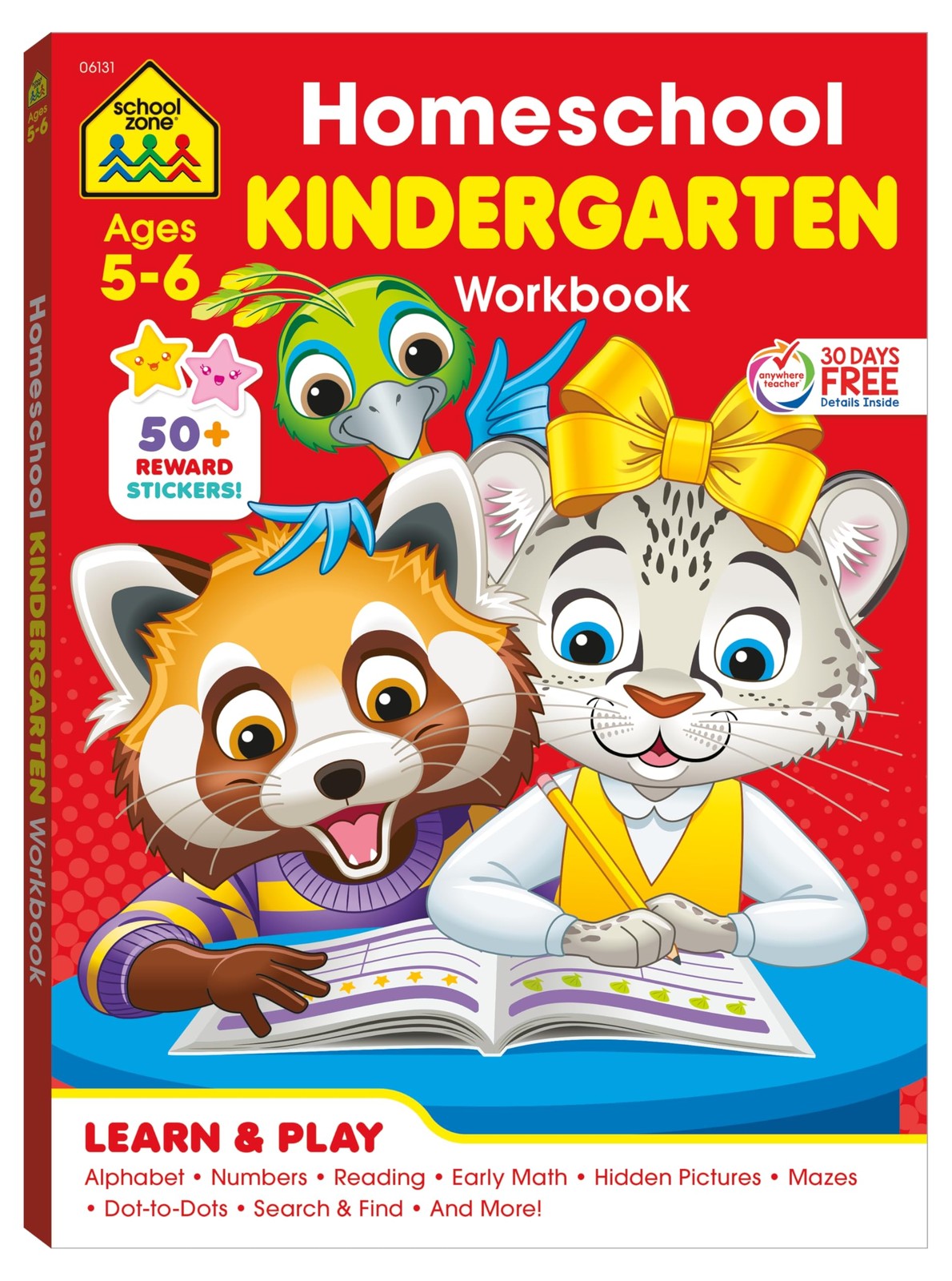 School Zone Homeschool Kindergarten Workbook: 224 Pages, Early Learning…