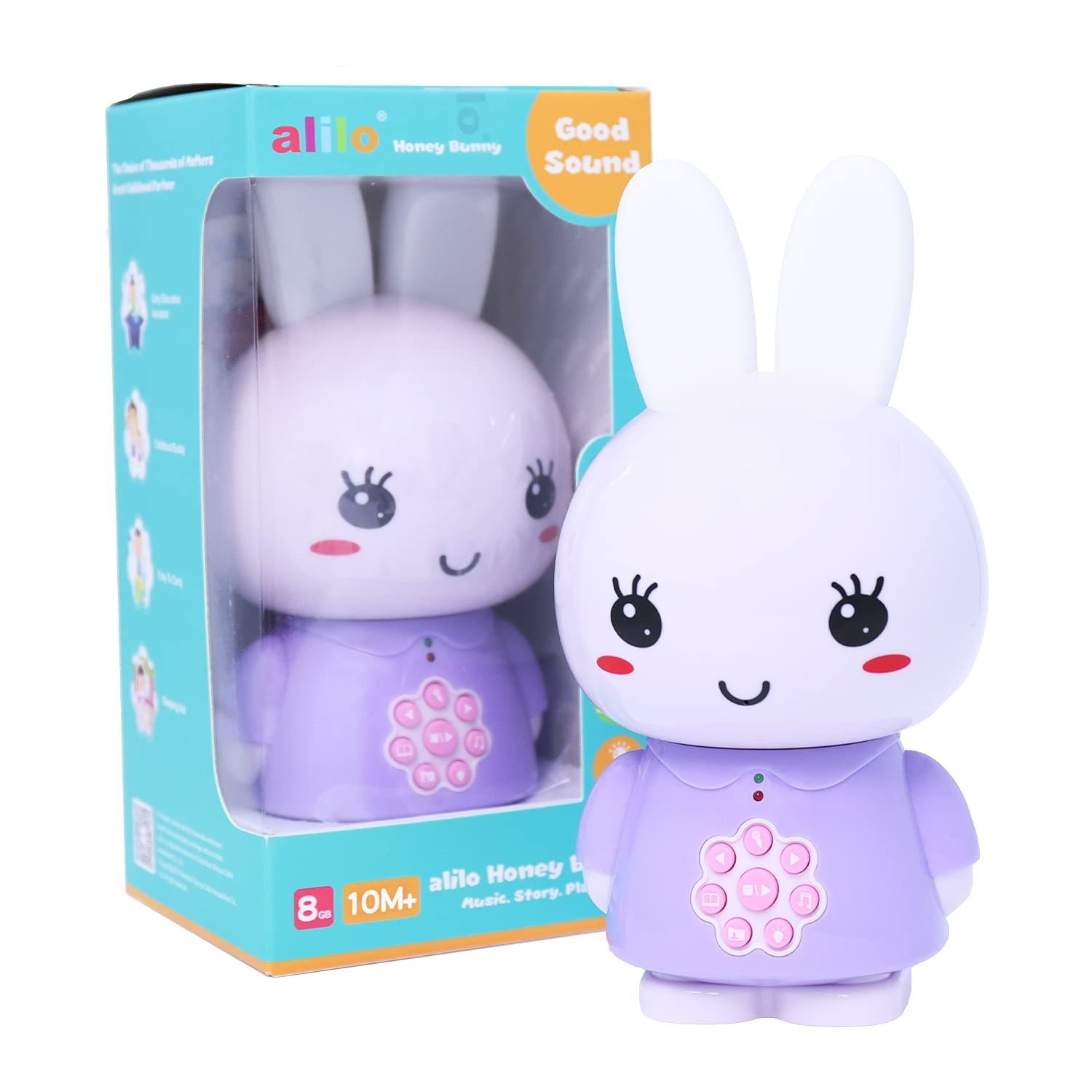 Alilo Honey Bunny Mp3 Player for Kids, Baby – 68 Song&Story – 8GB TF Card