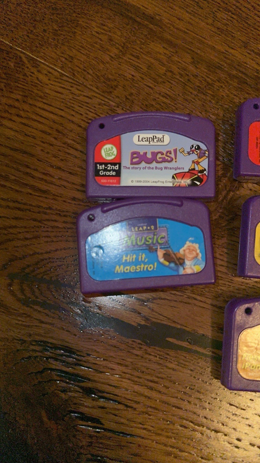 LeapFrog LeapPad Lot of 10 Game Cartridges Vintage 2000s Educational Kids Bundle