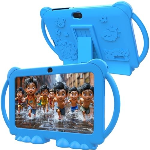 7″ Kids Tablet Android 12, 4GB RAM, 32GB Storage, Bluetooth, IPS Screen, Parenta