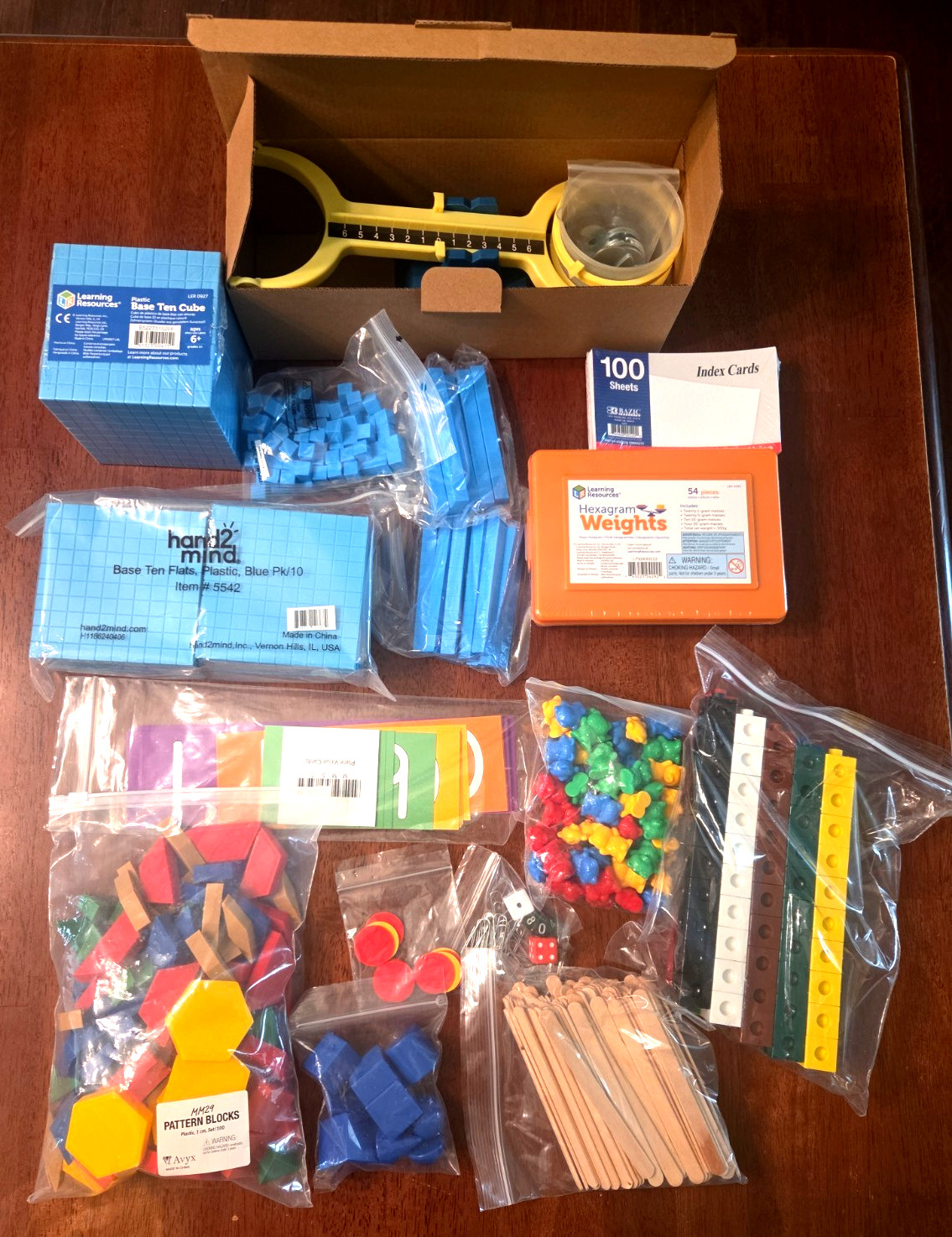 NEW Singapore Math Manipulative Kit K- 1st Grade Homeschool Complete Bookshark