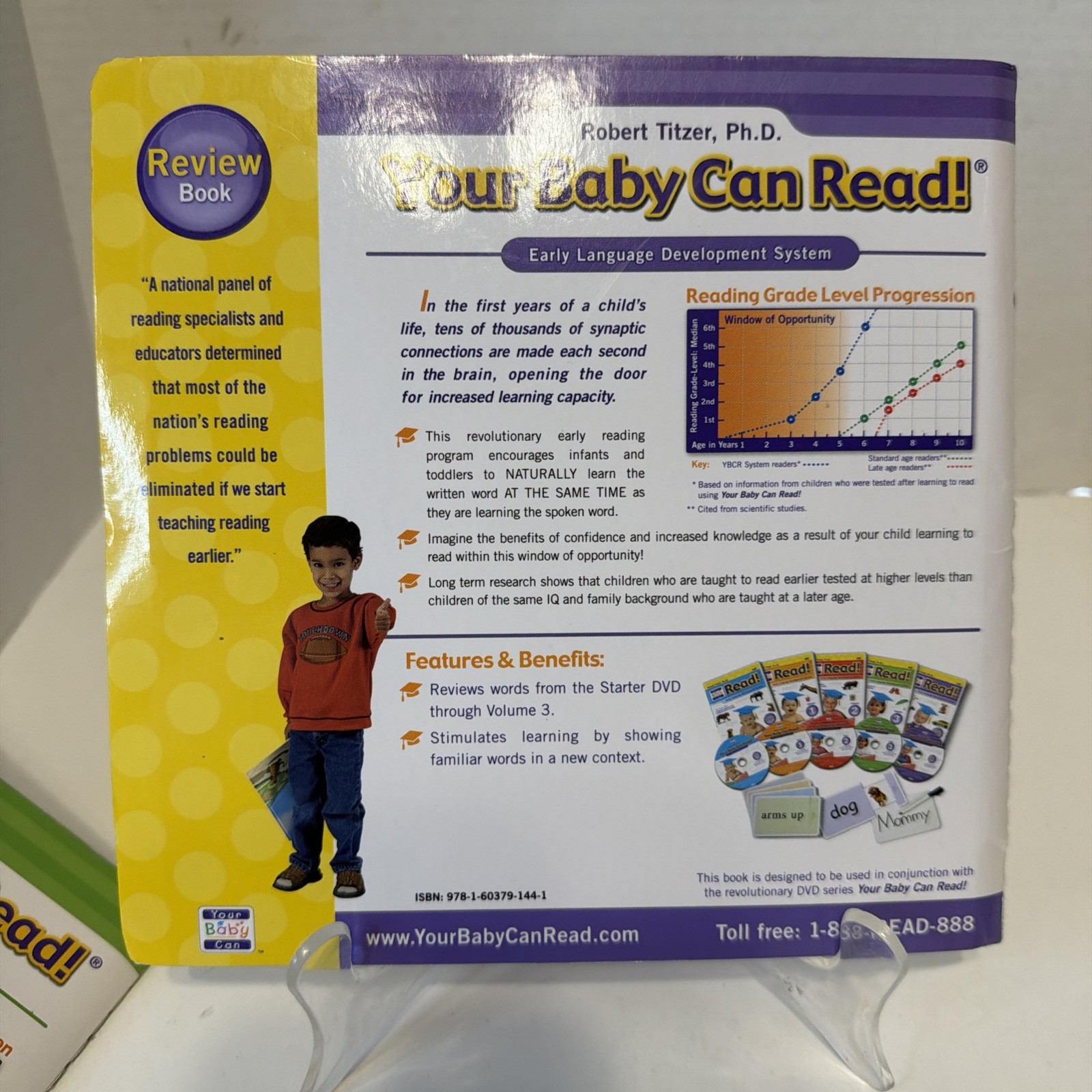 Your Baby Can Read Early Development Reading System 4 DVDs 5 Books