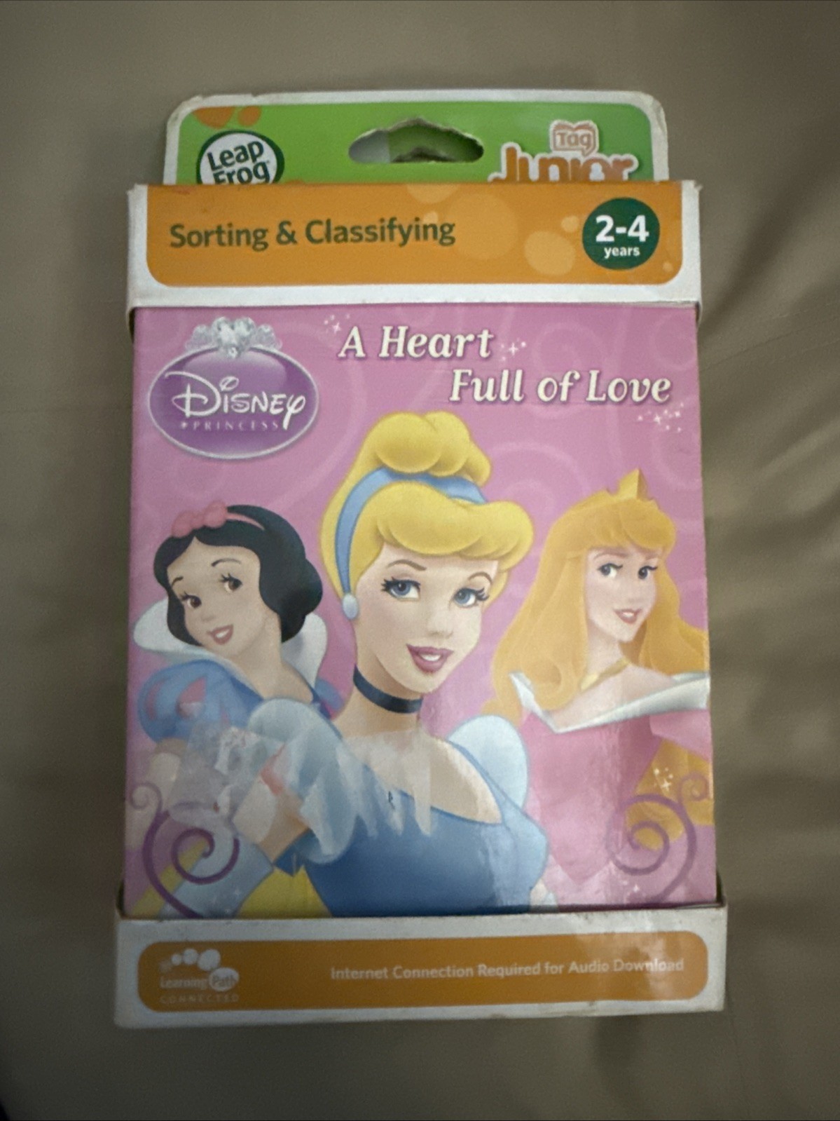 Tag Junior Disney Princess A Heart Full of Love Leap Frog Leapreader Board Book