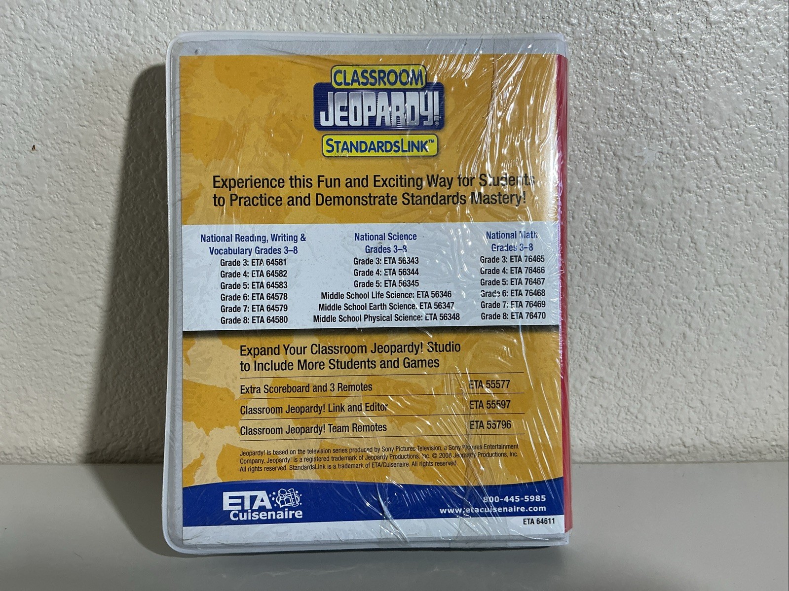 CLASSROOM JEOPARDY Standards Link GRADE 7 READING WRITING & VOCAB NEW SEALED