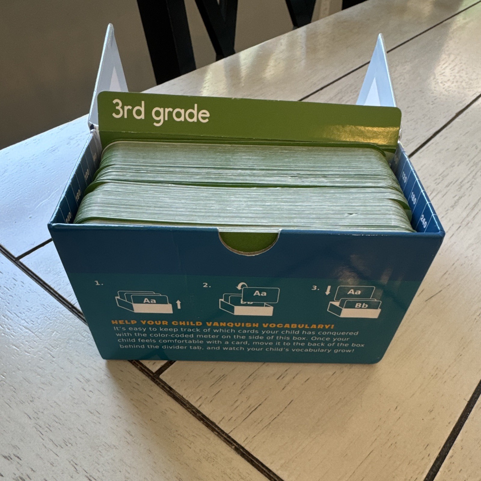 Sylvan Learning Grade 3 Vocabulary Flashcards Set, Ages 8-11 Years