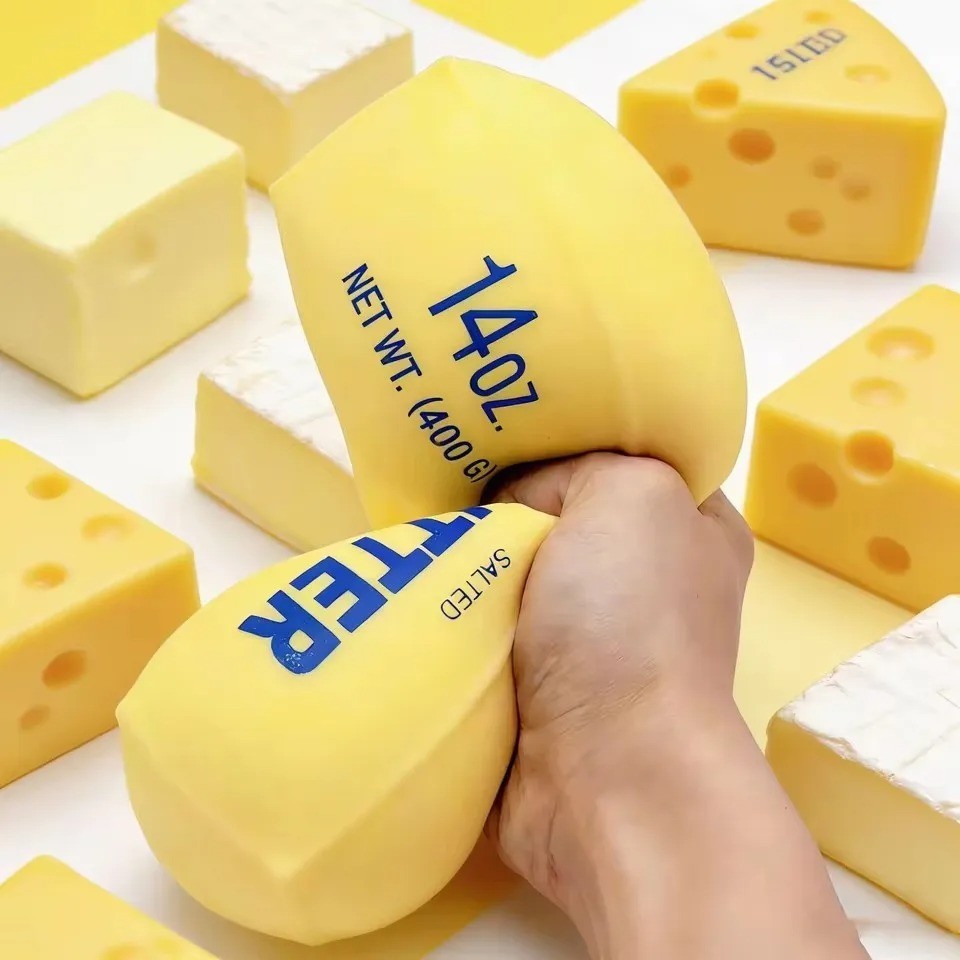 14/24cm Sunny Days Squeezy Butter Tiktok Viral Sensory Stress Relief Squeeze Toy