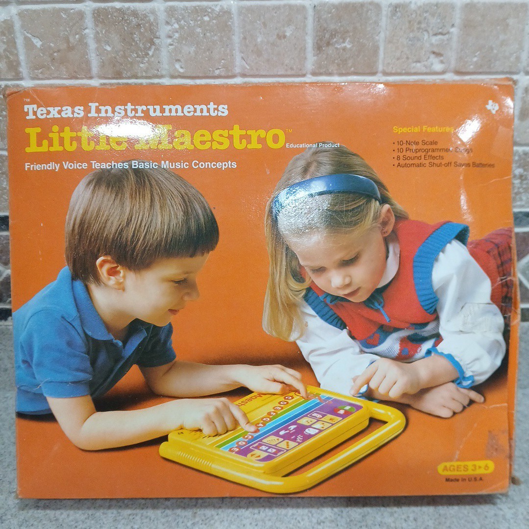 Texas instruments Little Maestro Music Concepts Tested Complete w Box & Manual!