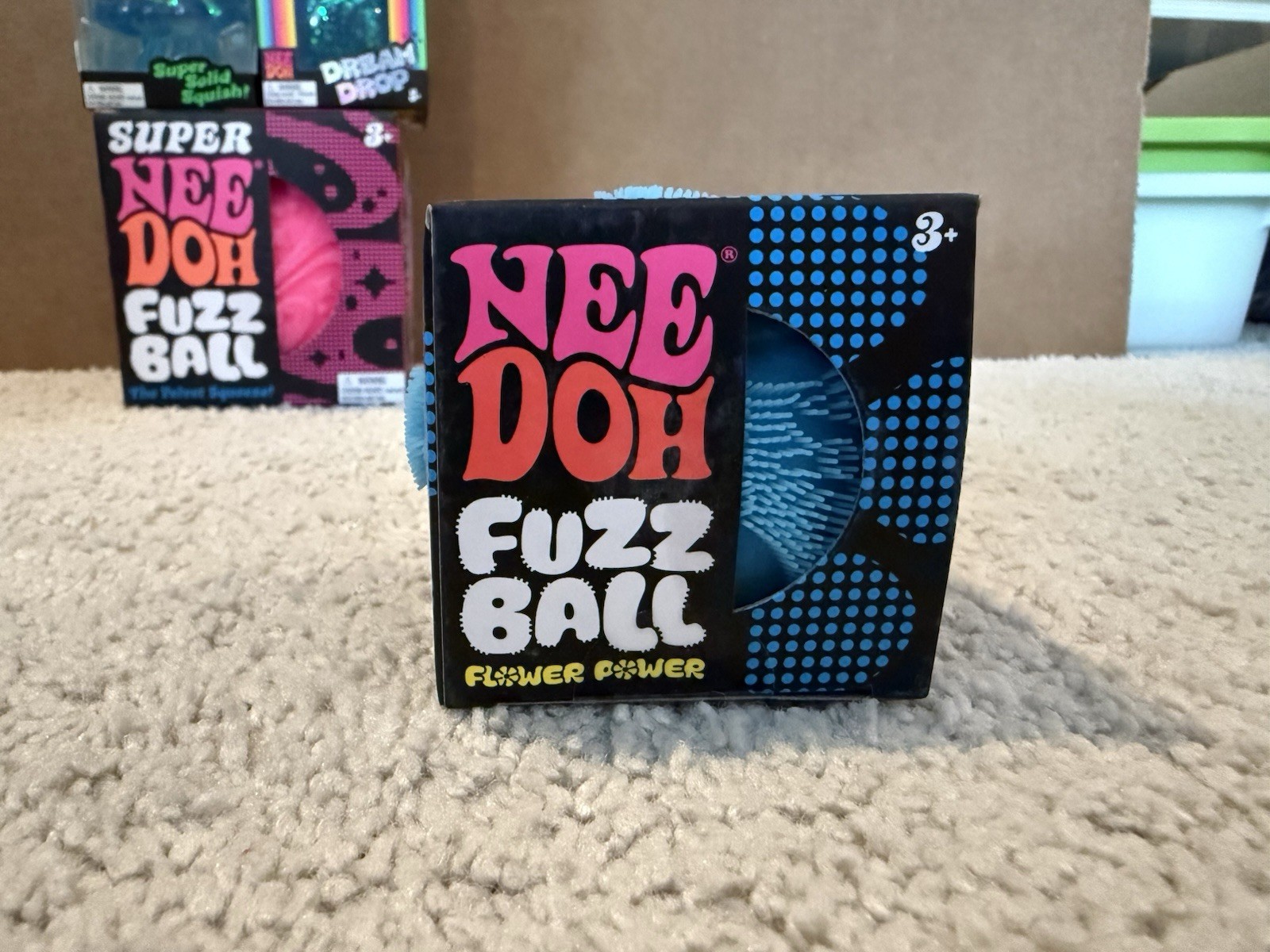 Needoh Lot – Super Fuzz Ball, Jelly Dohnut, Dream Drop, Jelly Squish – Authentic