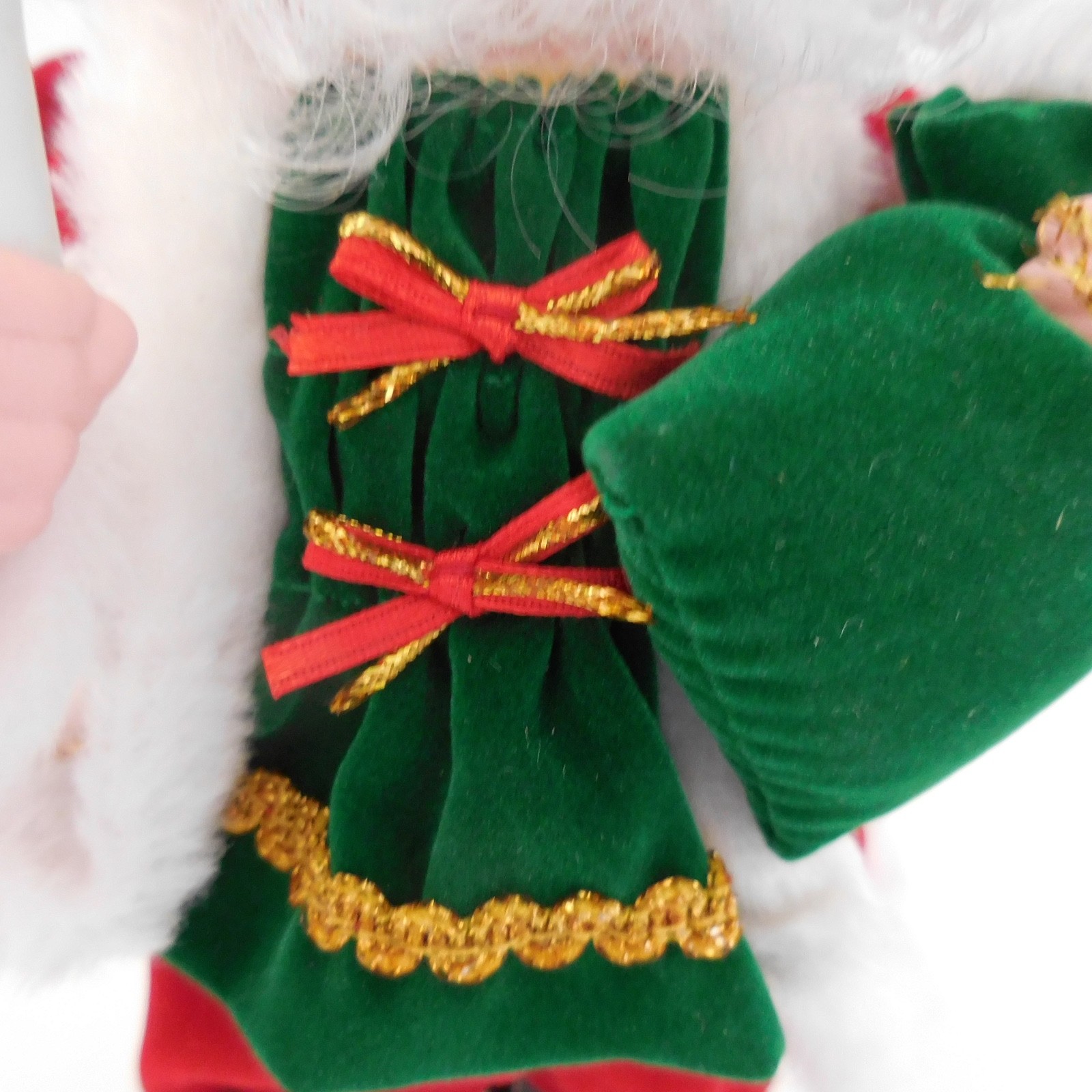 N798 Santa Claus Music Box Vintage Art Deco Design France