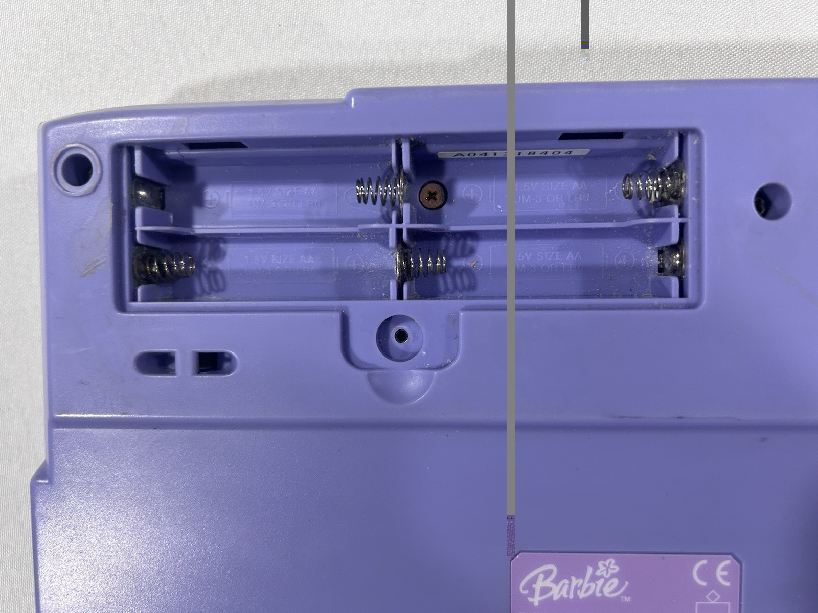 Vintage Mattel Barbie B-Book Kids Educational Learning Laptop Toy Interactive