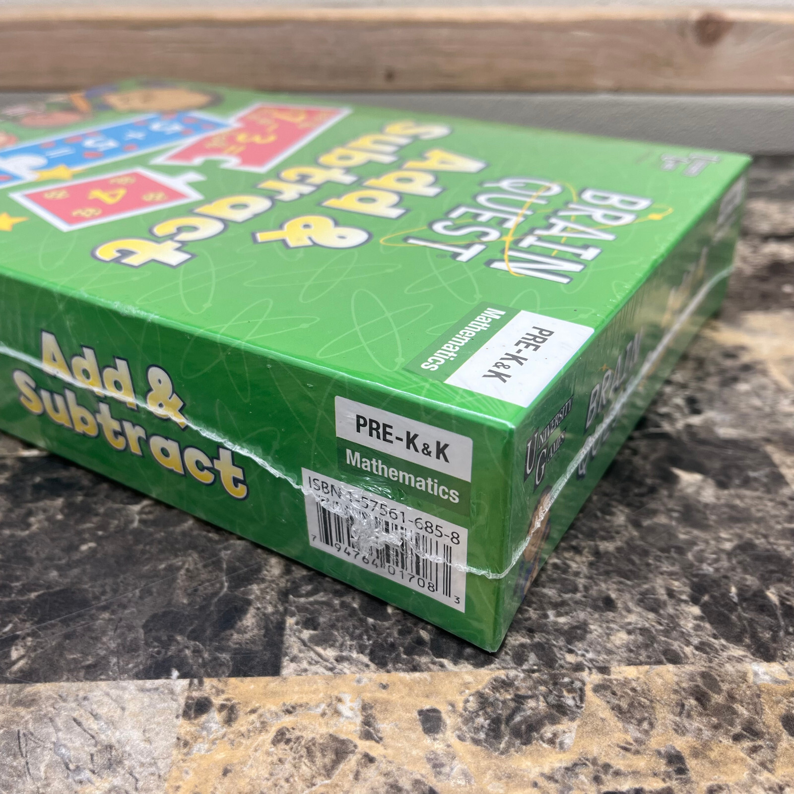 University Games Brain Quest Add & Subtract Pre-K & K Mathematics Education Game