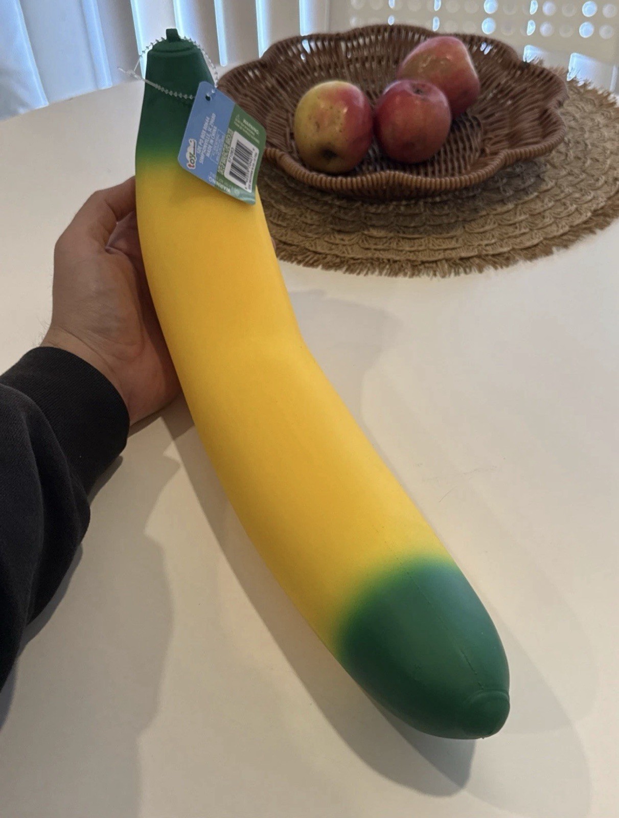 Sunny Days JUMBO Squeezy Banana 14 Inches Long Tiktok Viral Squishy Toy 🍌NEW