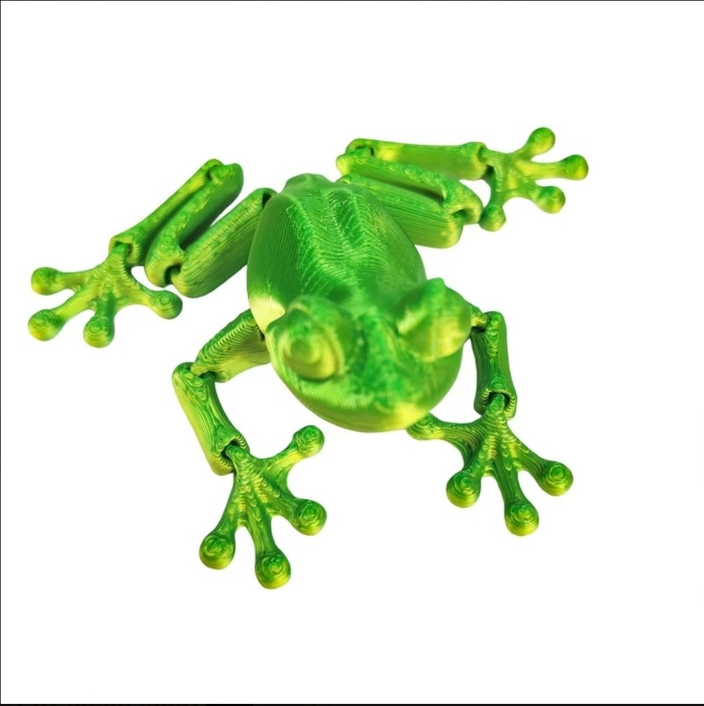 20pcs Set – 3D Printing Frog Statue Ornaments, Frog Decorations, Holiday Gifts,