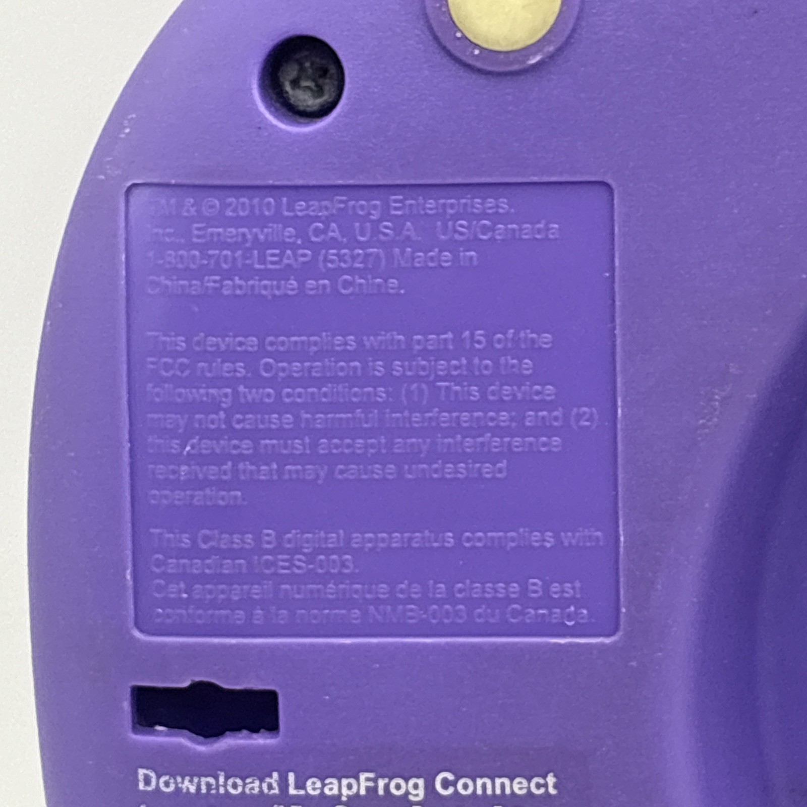 2010 LeapFrog My Own Leaptop Purple Electronic Learning Toy EDUCATIONAL TESTED
