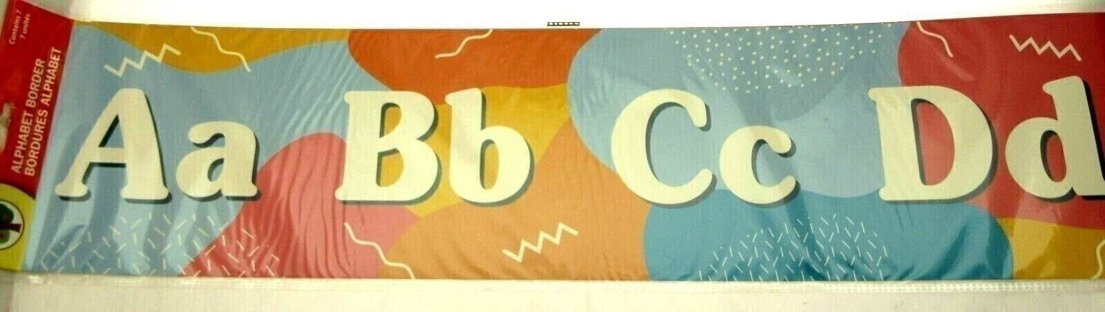 Teaching Tree Alphabet Border 7 pack Educational Poster – Multicolor
