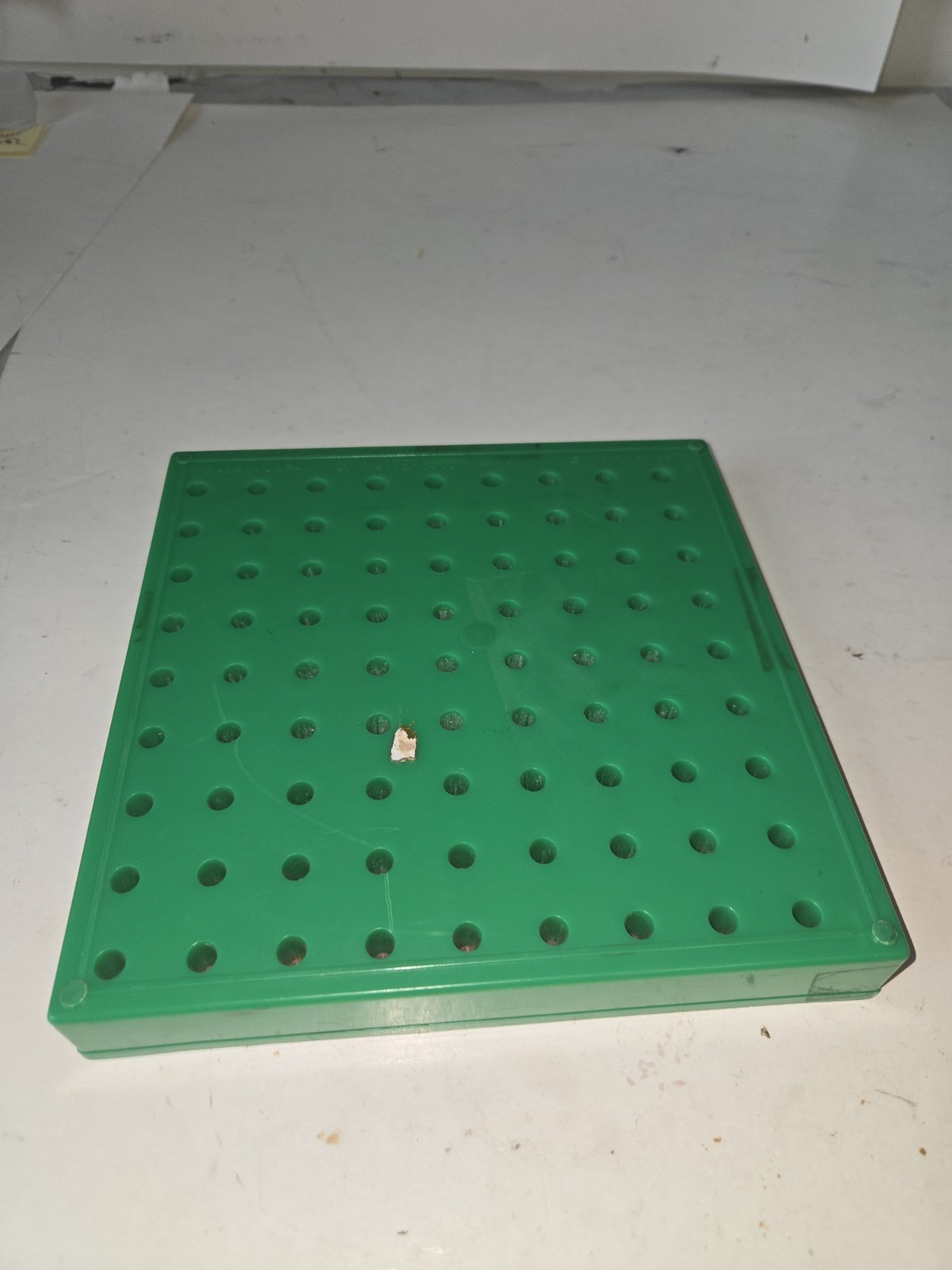 Vintage Multiplication Math Timetables Home School Push Down Square Green GL