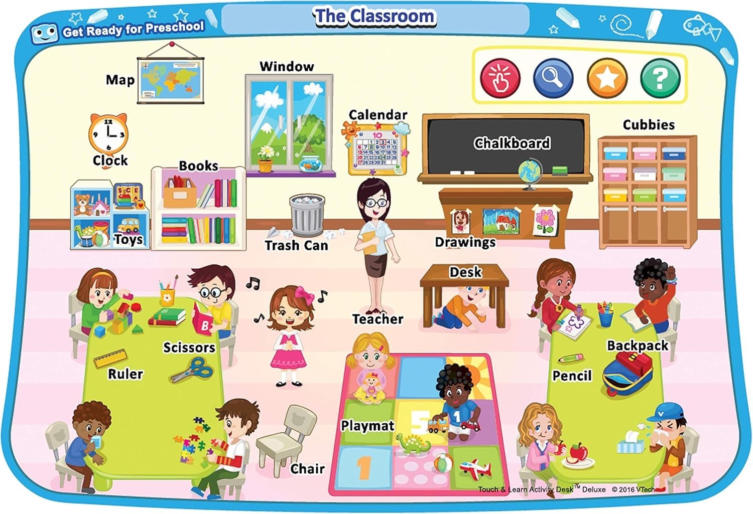 VTech Touch and Learn Activity Desk Deluxe Expansion Pack – Get Ready for